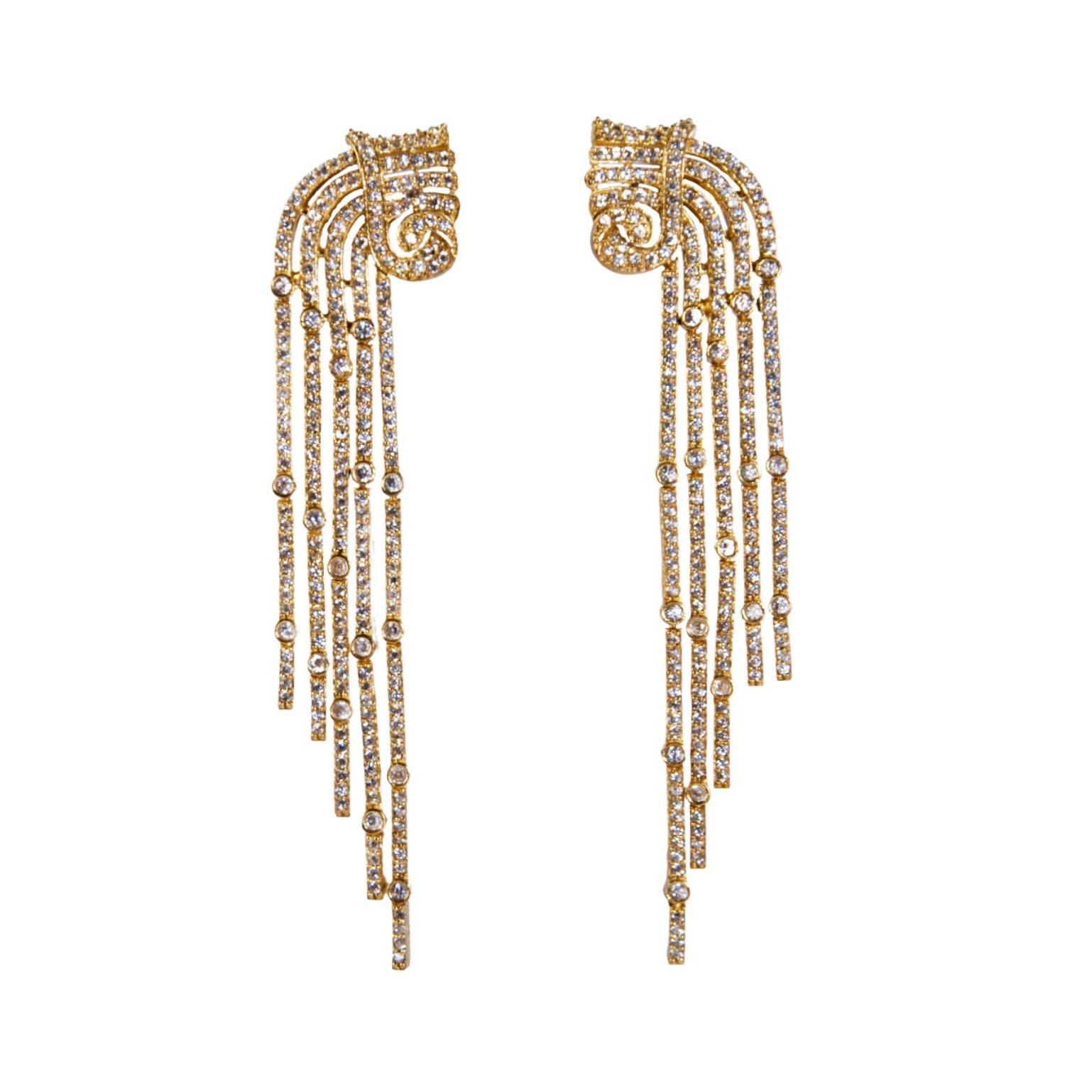 Women’s Madame Zelda Earrings - Gold Stephanie Browne Australia