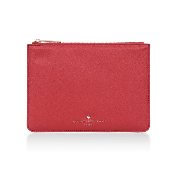 Women’s James Medium Pouch - Red One Size Jlr London