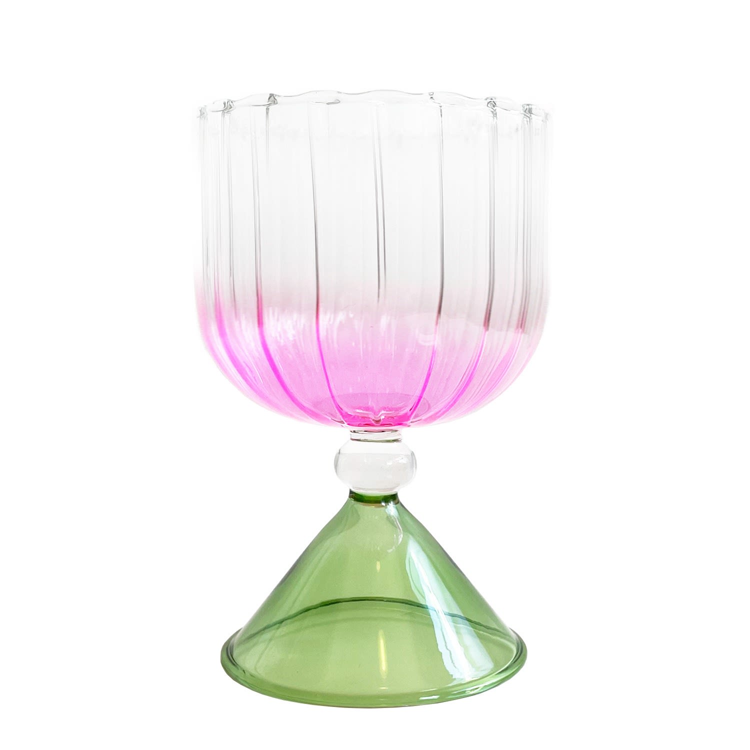 Pink / Purple Gatsby Goblet - Set Of Four - Pink Lodore