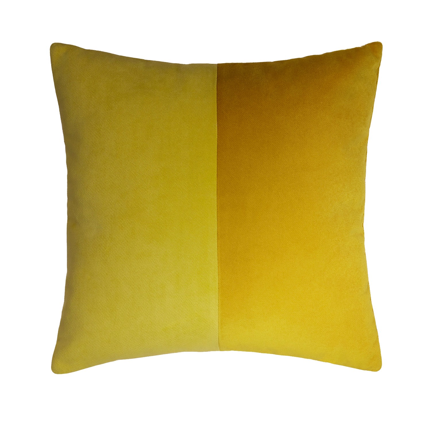 Yellow / Orange Double Mustard Velvet Lo Decor