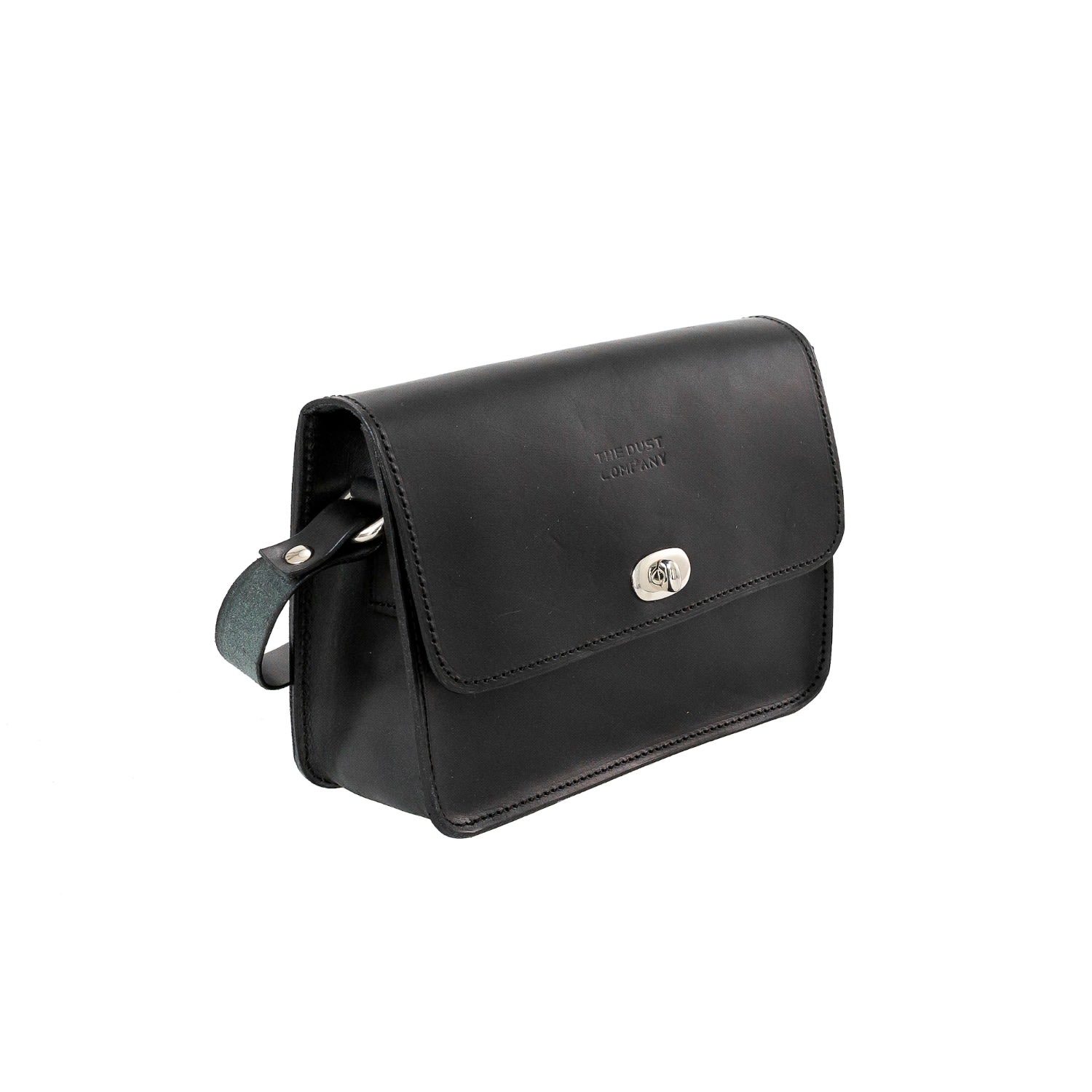 Women’s Leather Crossbody In Cuoio Black The Dust Company