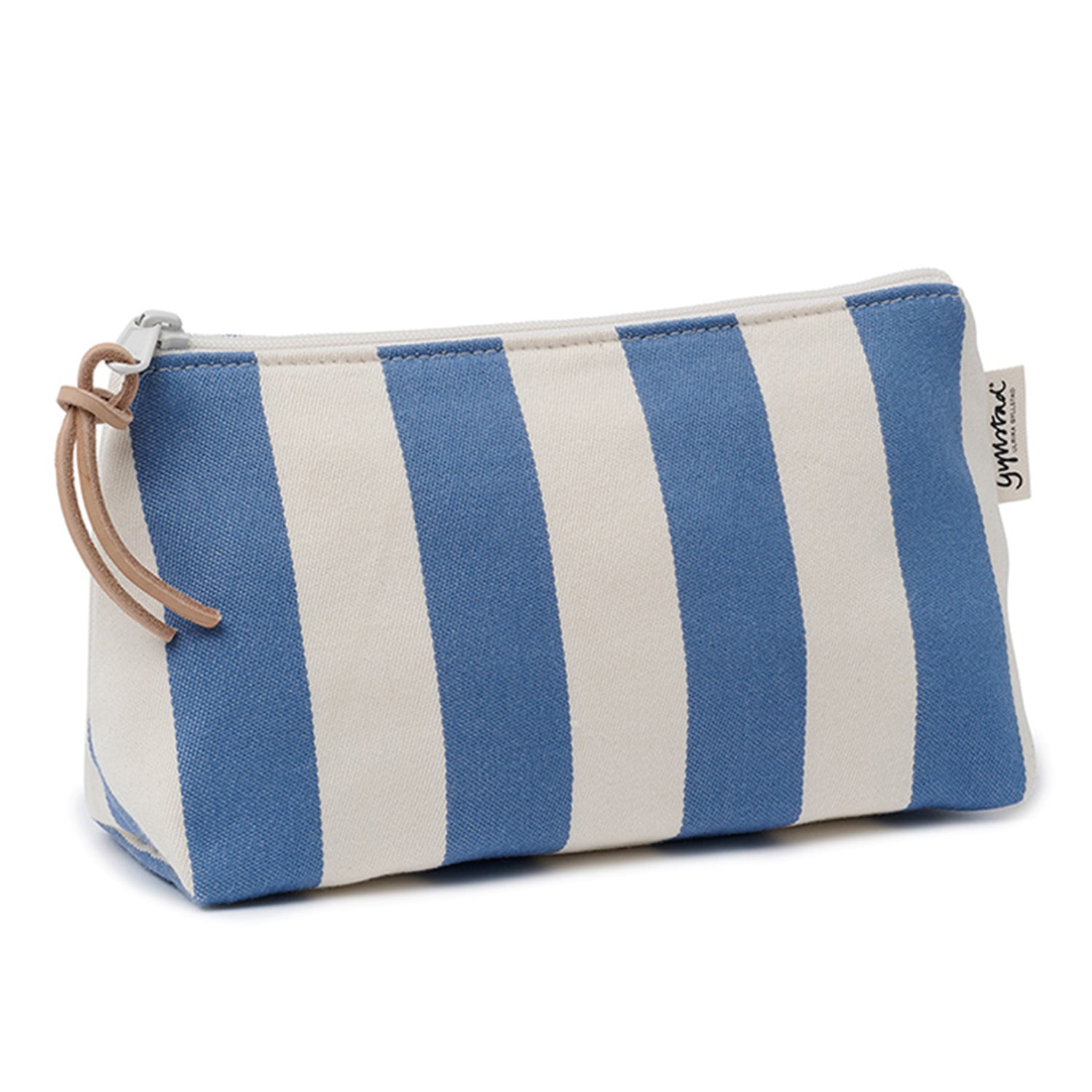 Nora Stripe Riviera Blue Wash Bag M Gyllstad