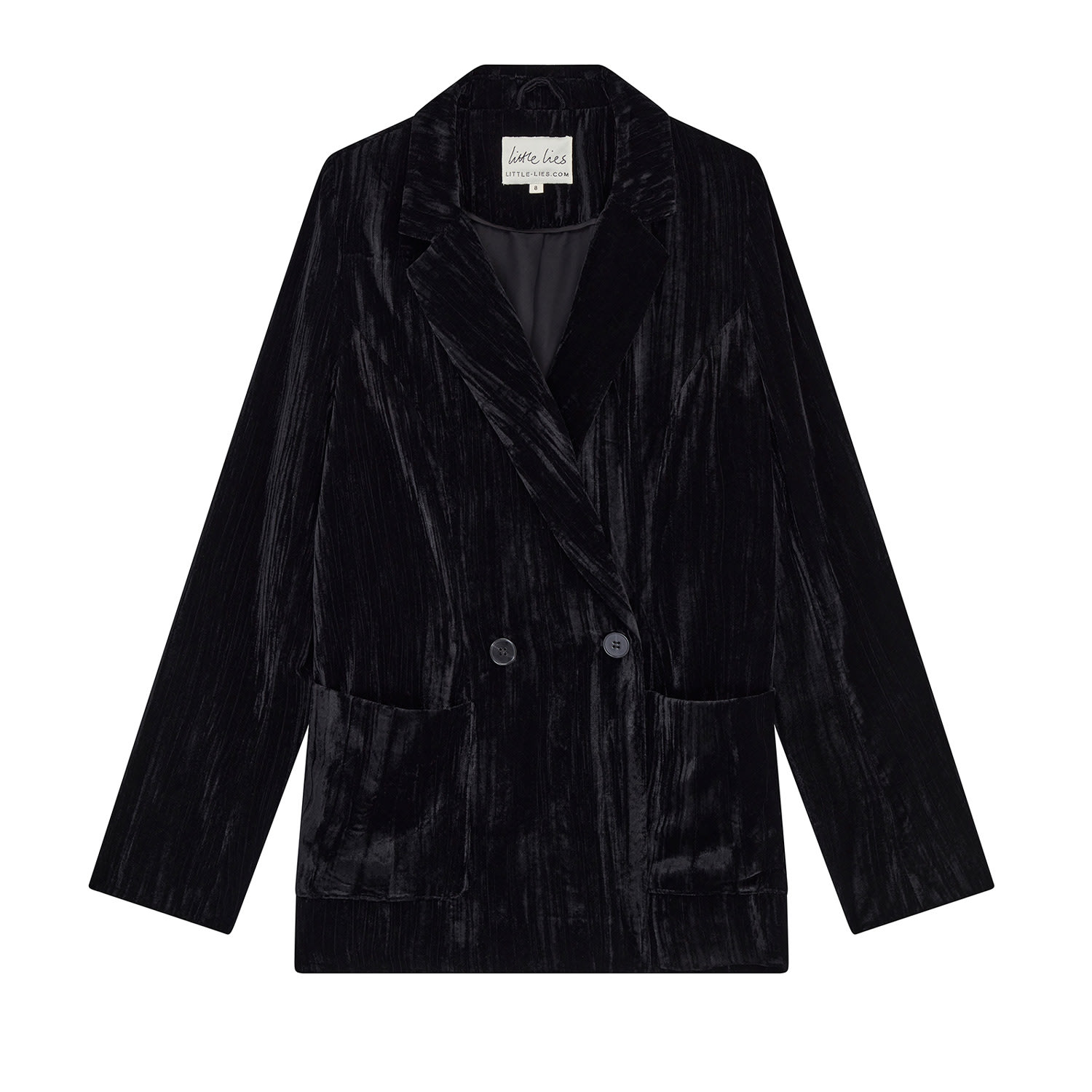 Women’s Jagger Black Velvet Blazer Large Little Lies