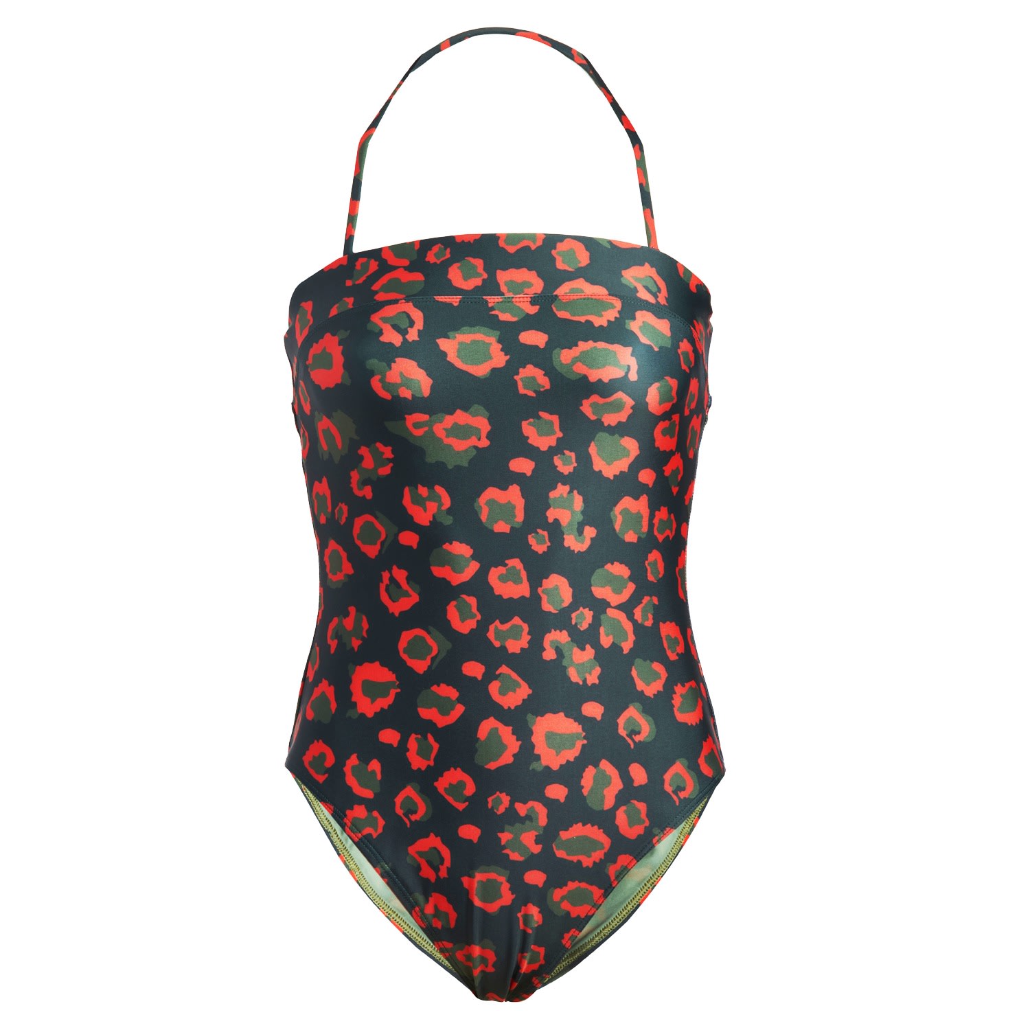 Women’s The Erin One Piece - Multicolour Small Olive Surf