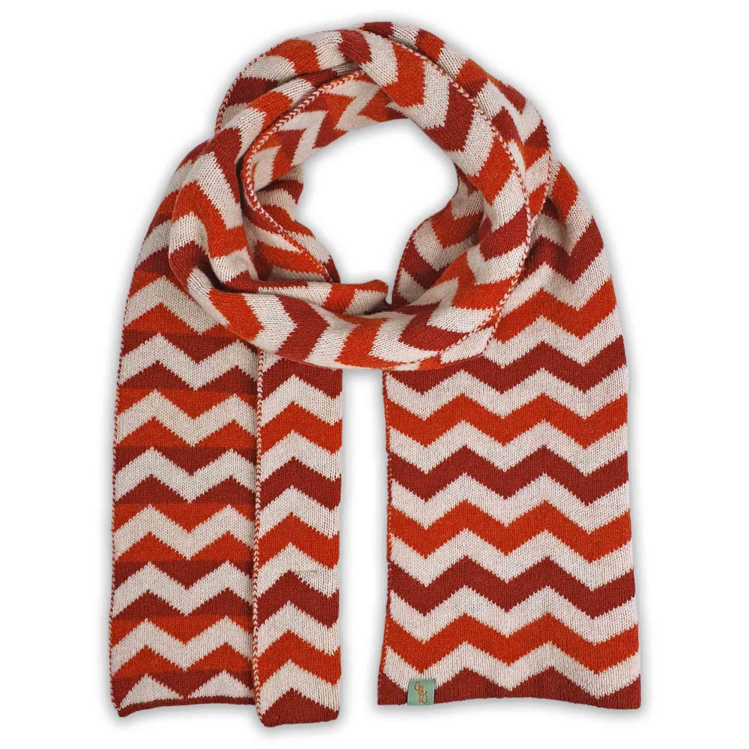 Women’s Scarves - Candy Rock - Rust Red Otto & Spike