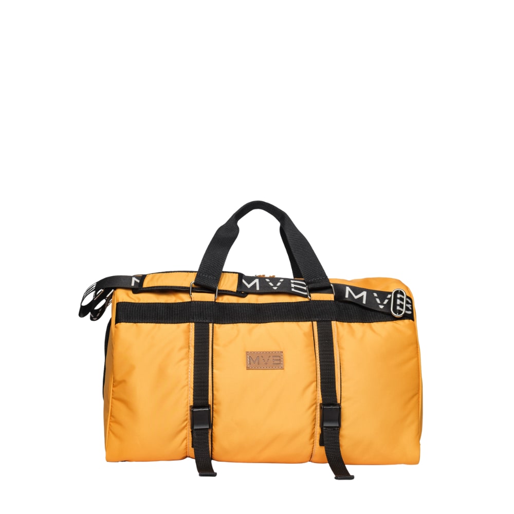 Women’s Yellow / Orange Sports Vegan Duffle Bag Made With Ocean Plastic - Yellow Mvb - My Vegan Bags