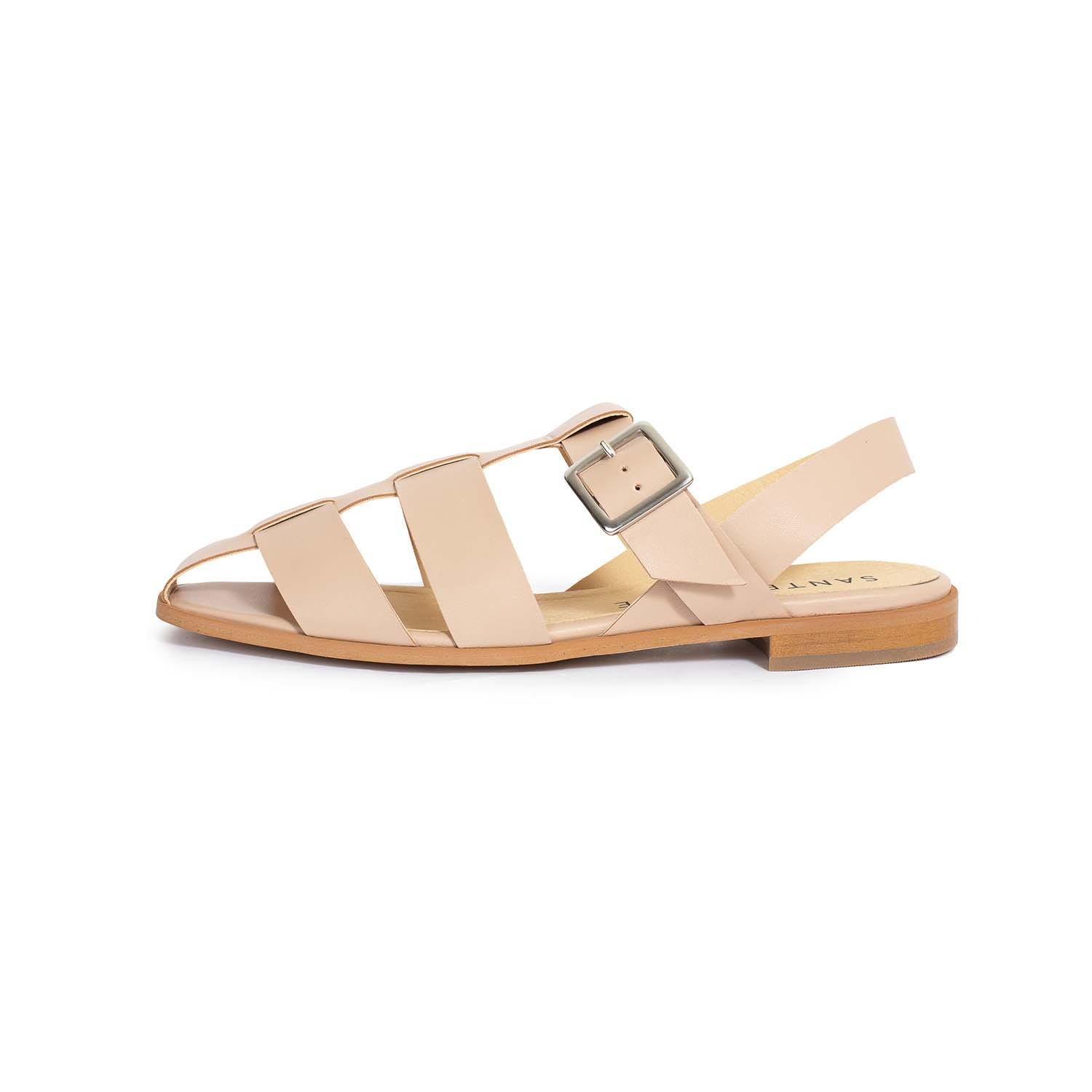 Women’s Neutrals Luisa Caged Sandal Nude - French Connection X Sante + Wade 7 Uk