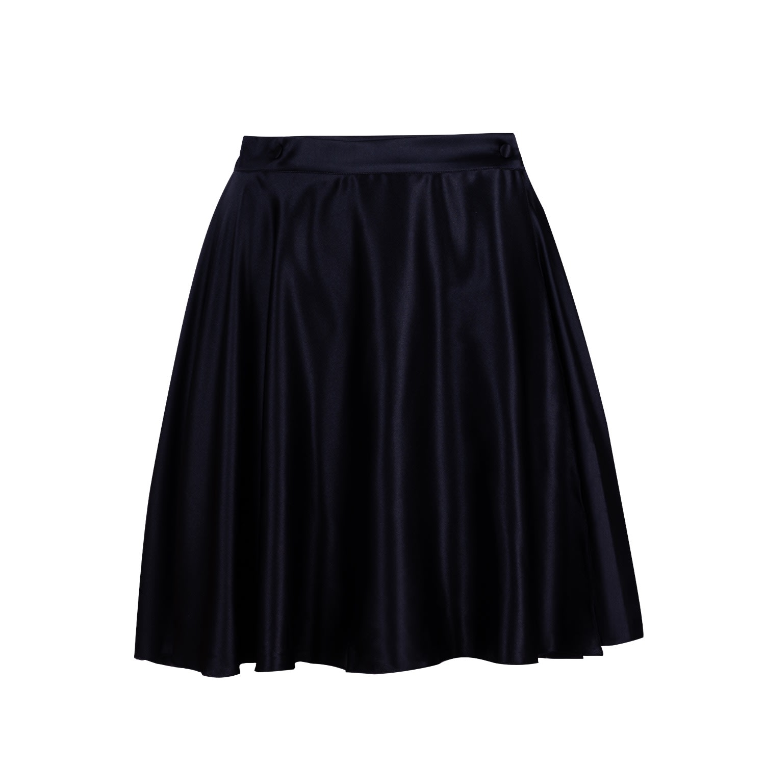 Women’s Silk Wrap Skirt In Black Small Incantevole Milano