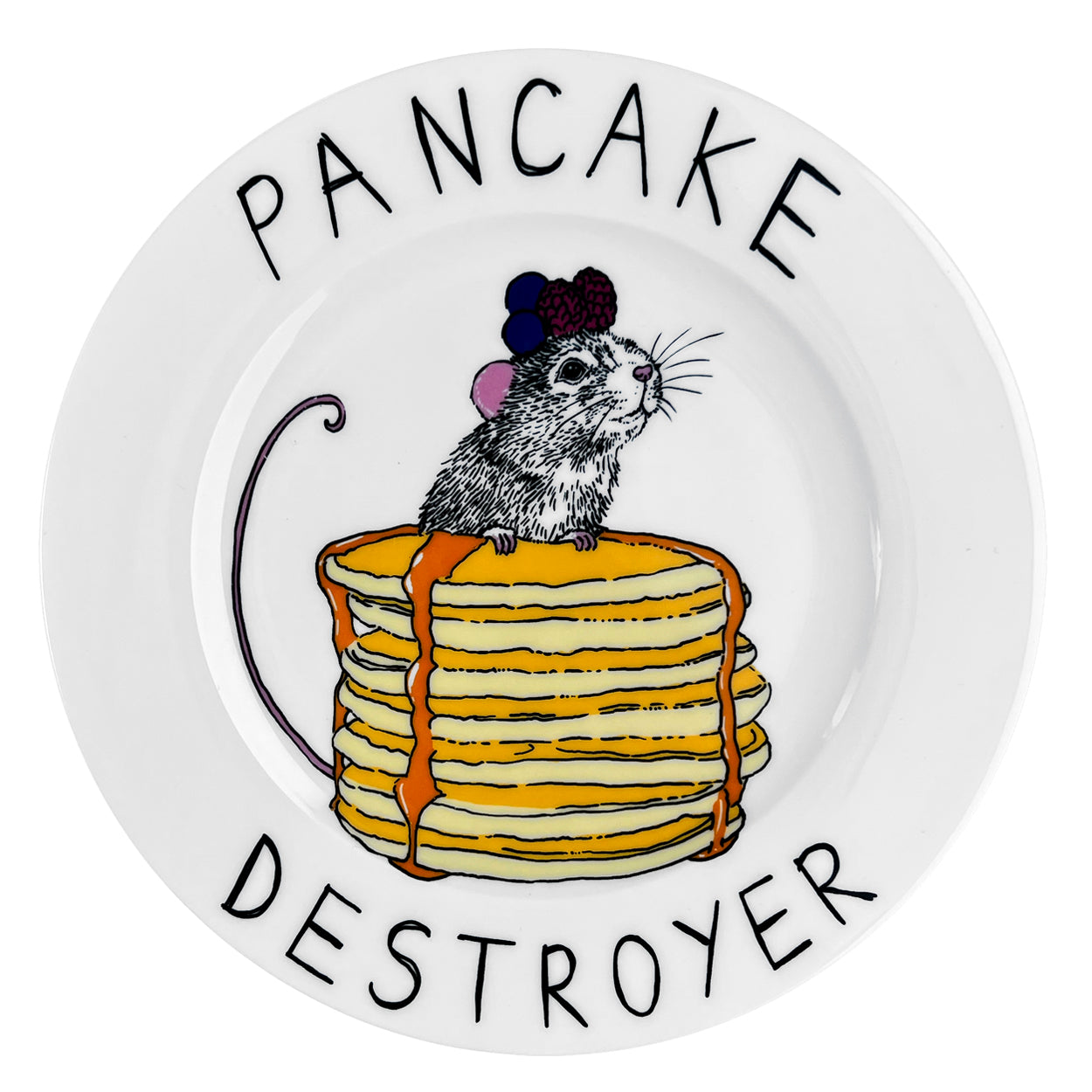 ’Pancake Destroyer’ Side Plate One Size Jimbobart