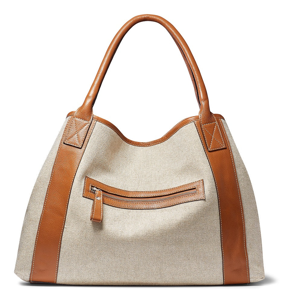 Women’s Michelle Tote - Neutrals & Cognac One Size Modus Rio