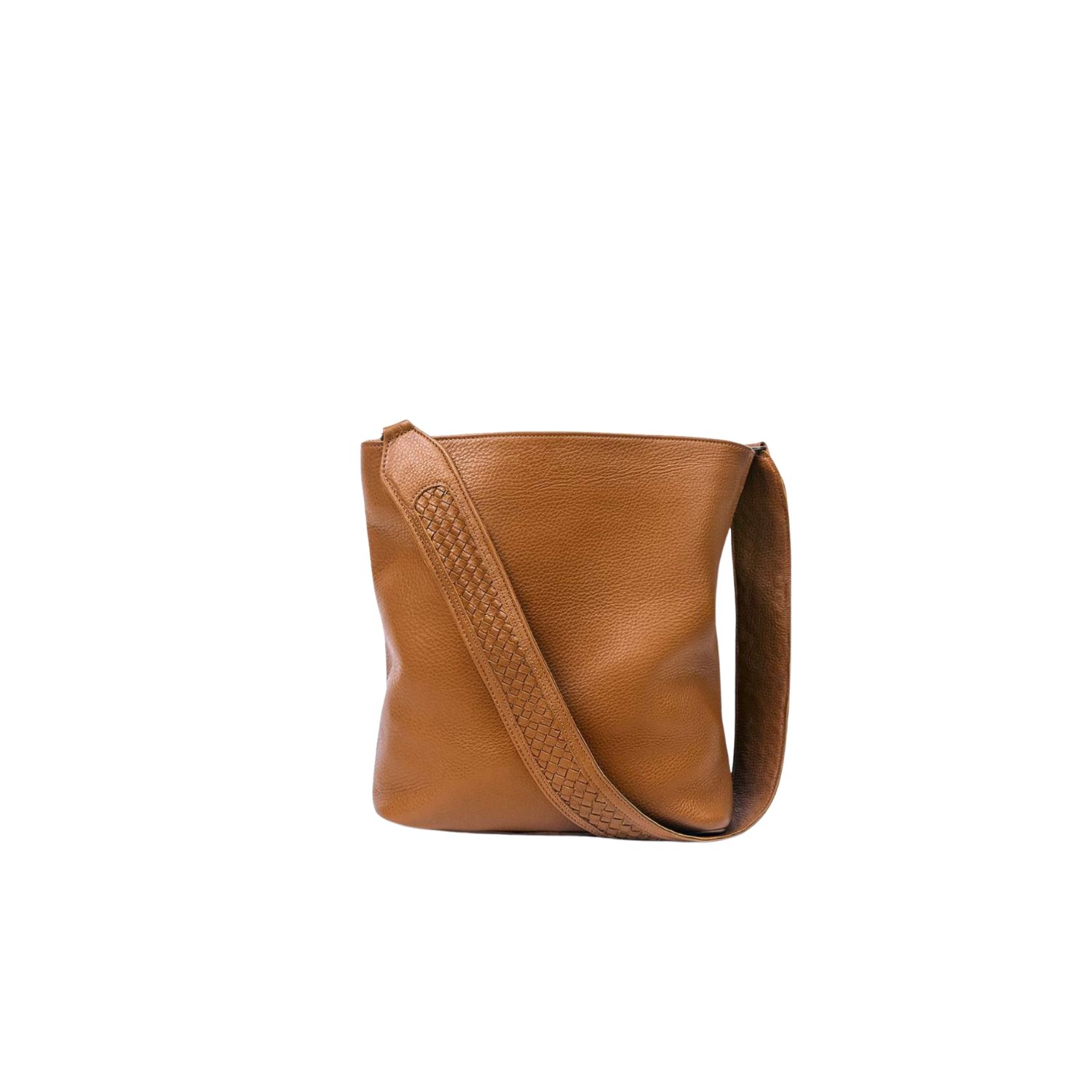 Women’s Neutrals Leather Tote Bag Cognac One Size Deux Mains