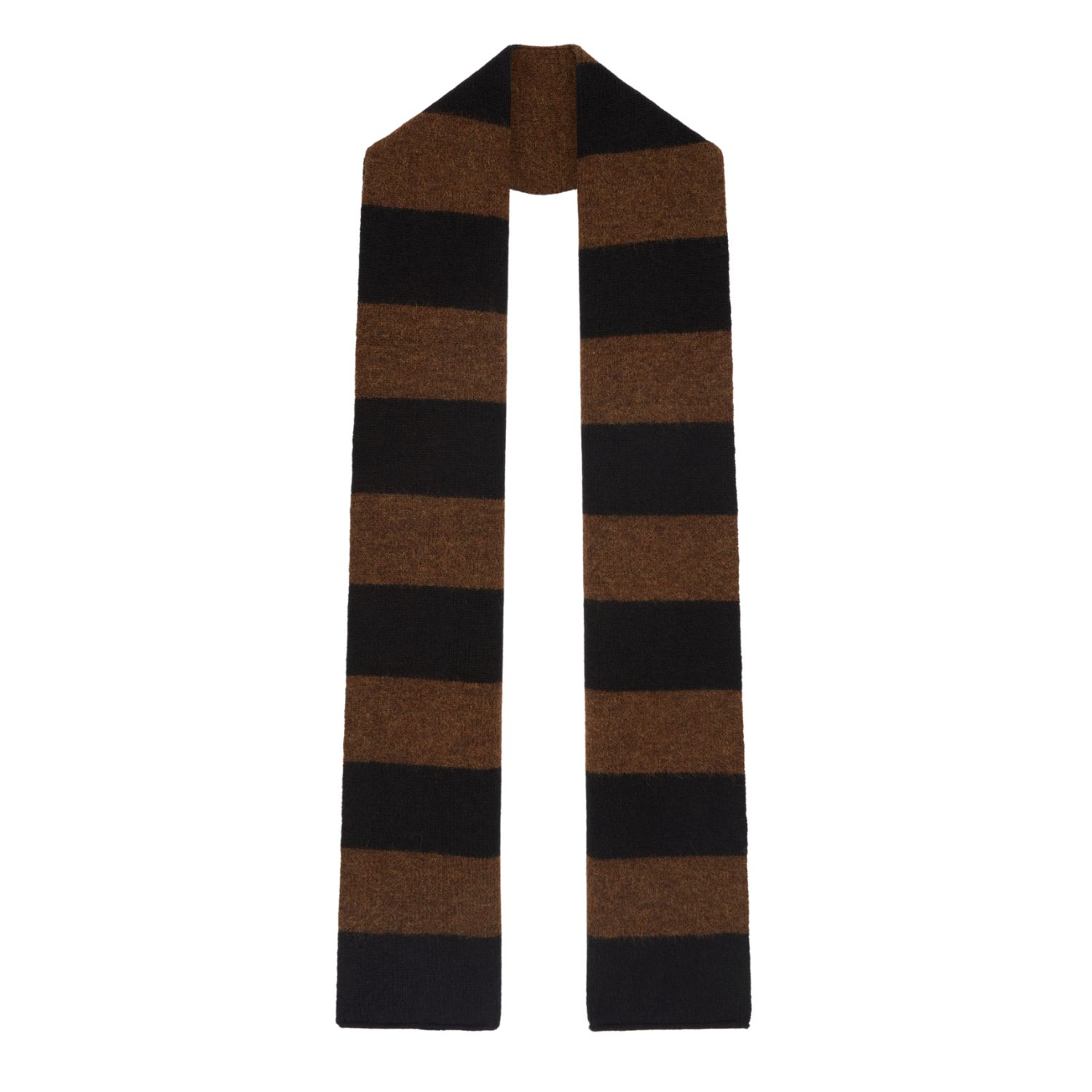 Women’s Black / Brown Kurt Tobacco Striped Scarf One Size Little Lies