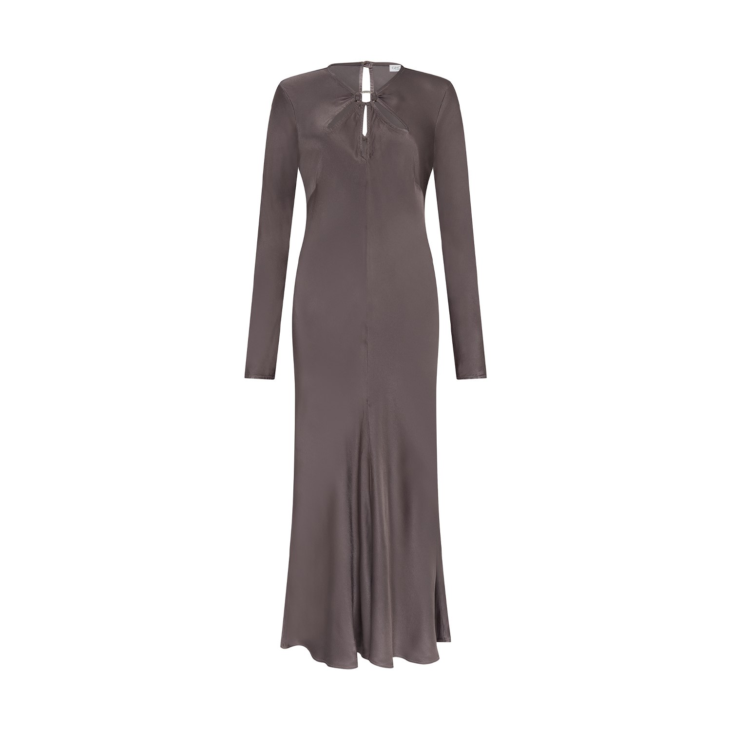 Women’s Freya Satin Midi Dress - Grey Medium Ghost