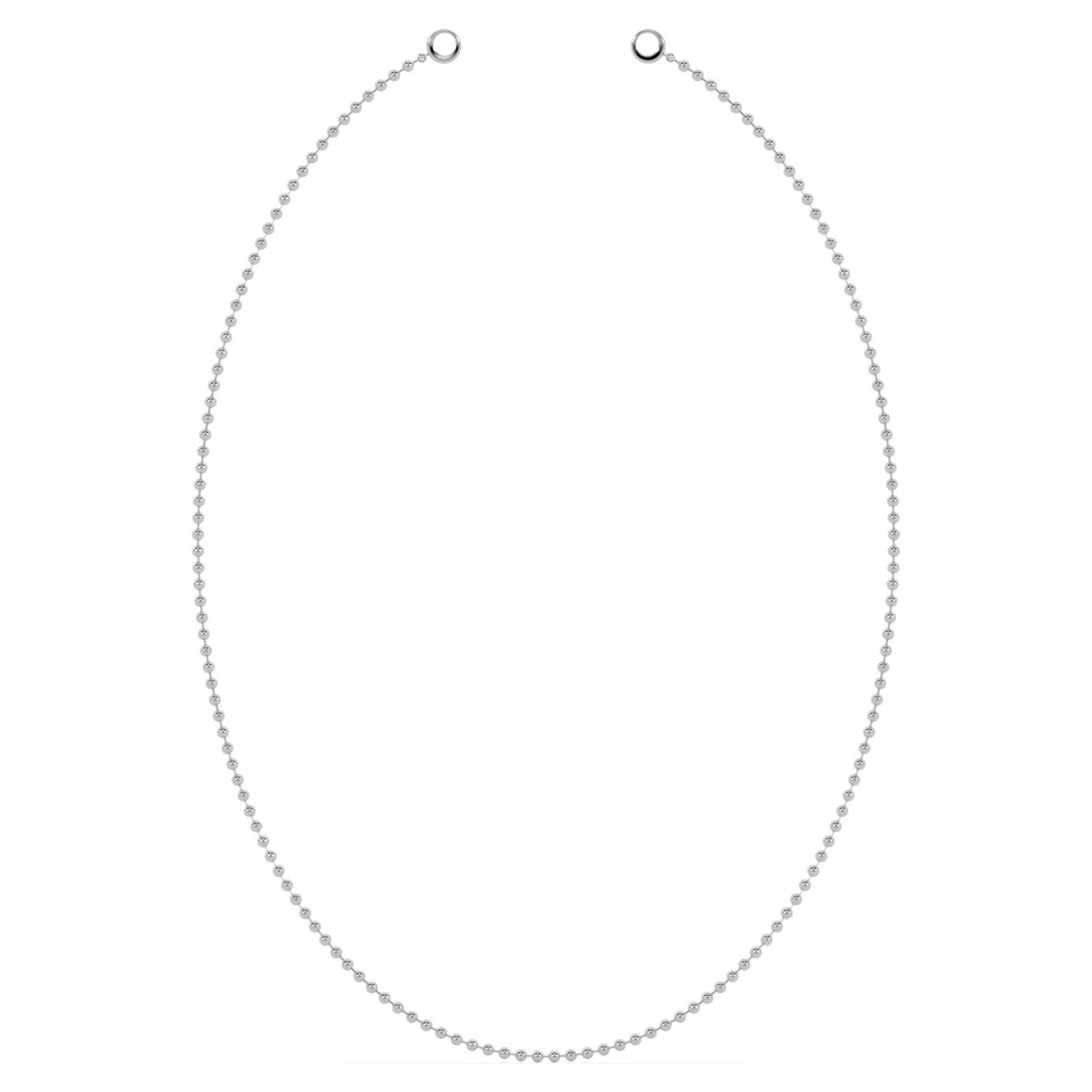 Women’s Silver Maxi Sphere Long Chain / Waist Chain Oni Fine Jewelry