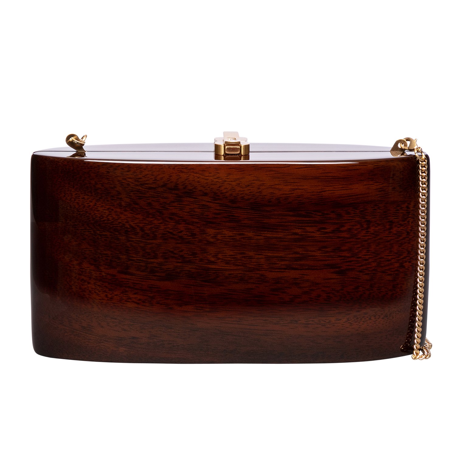 Women’s Brown Candy Natural Clutch One Size Rocio