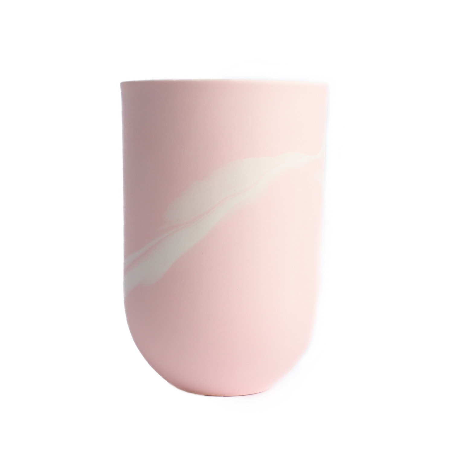 Pink / Purple / White Marbled Vase - Pink One Size Michelle Williams Ceramics