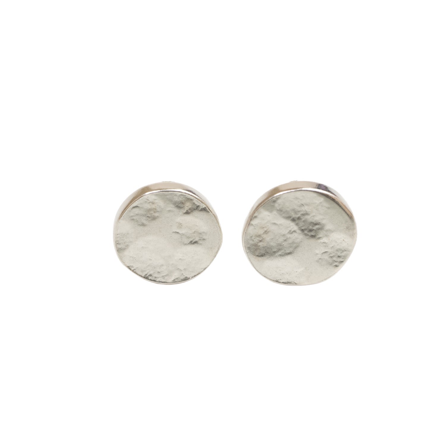 Women’s Sterling Silver Full Moon Earrings Fawe