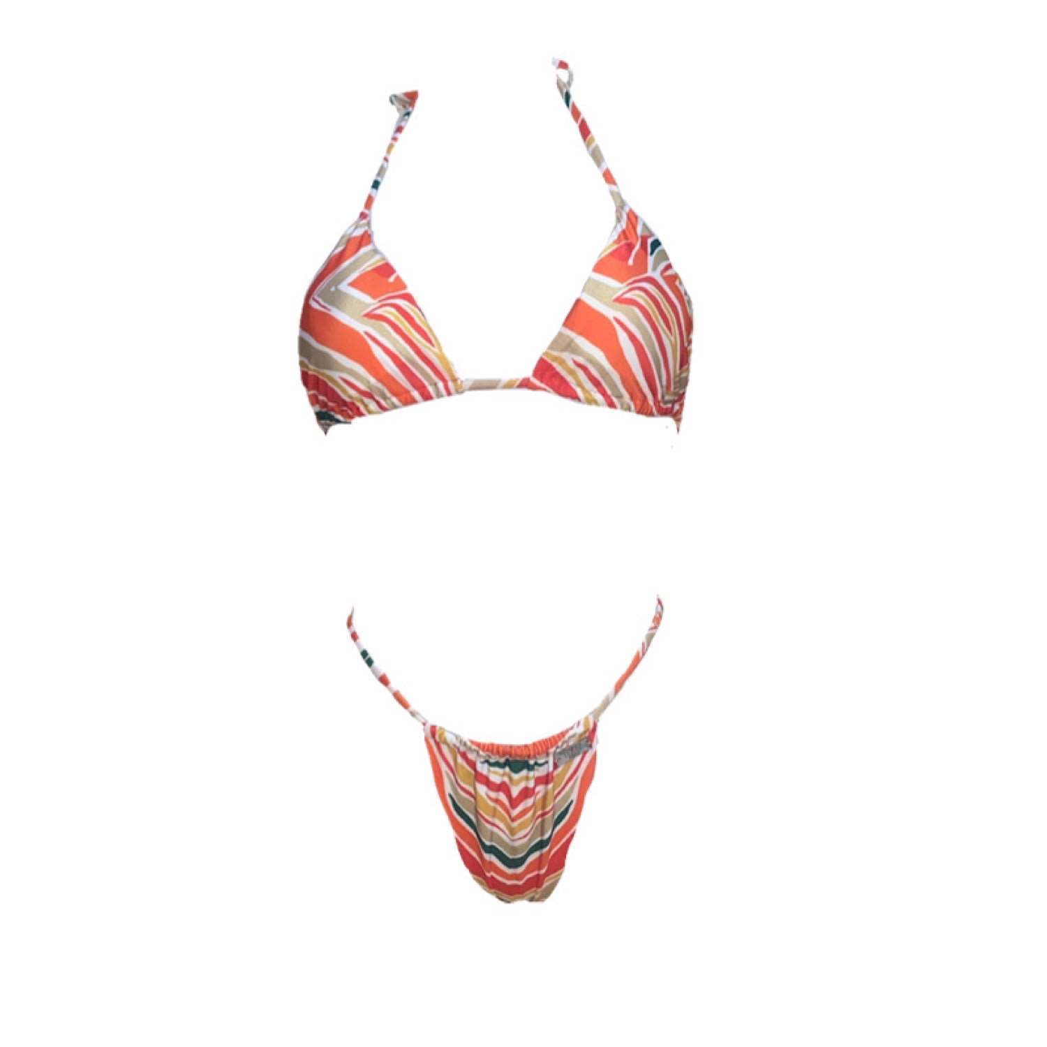 Women’s Antigua Printed Two Piece Tanning Bikini Set Medium Season Swim