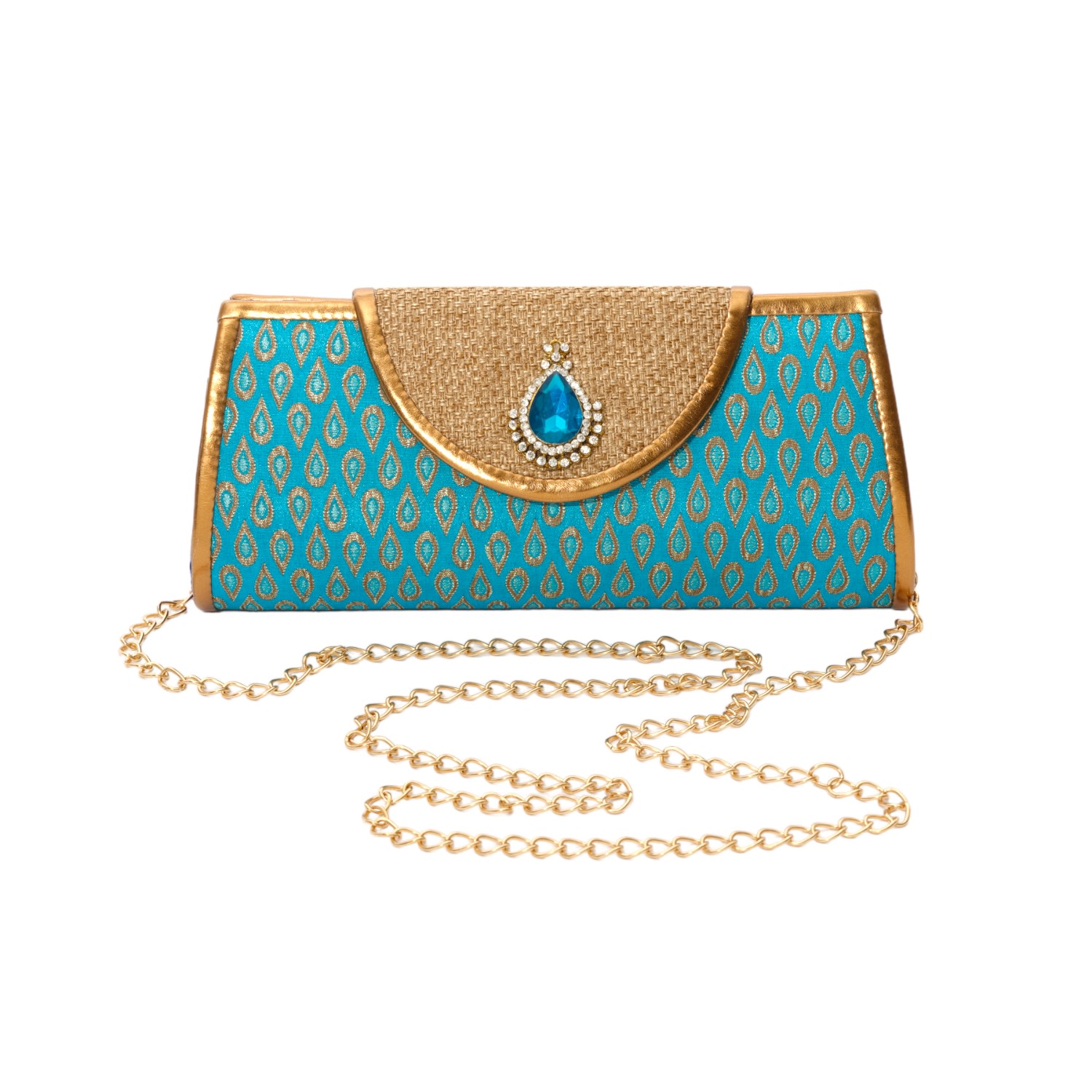 Women’s Green Lakshmi Mini Baguette Tear Drop Bag Veronica Tharmalingam