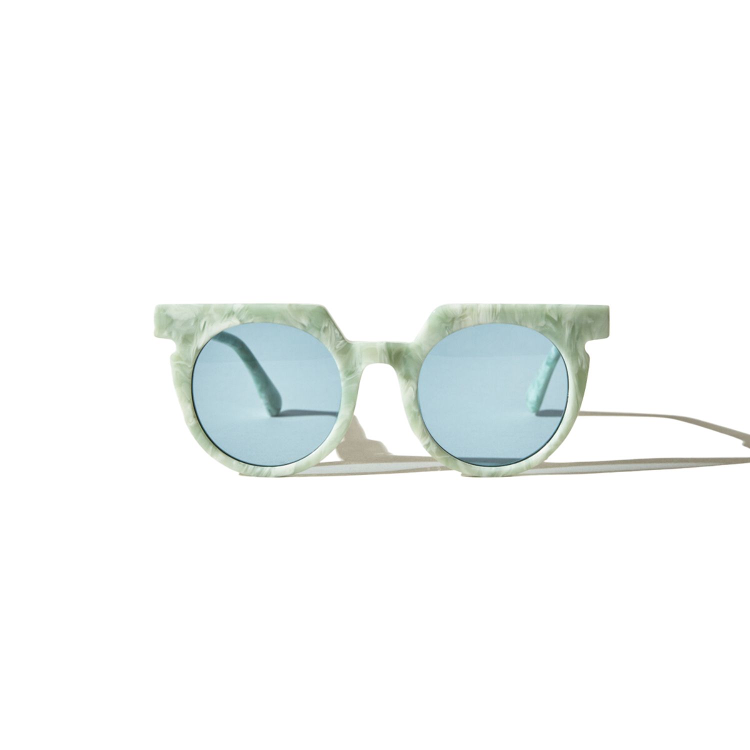 Women’s Green / Blue Indi Foam Blue Sunglasses One Size Wolfspout