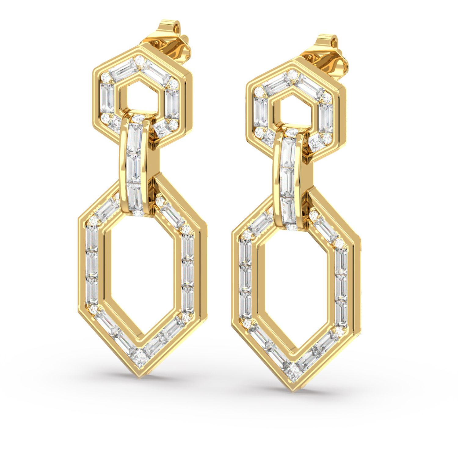 Women’s Gold Formes Earrings ClartÃ¨