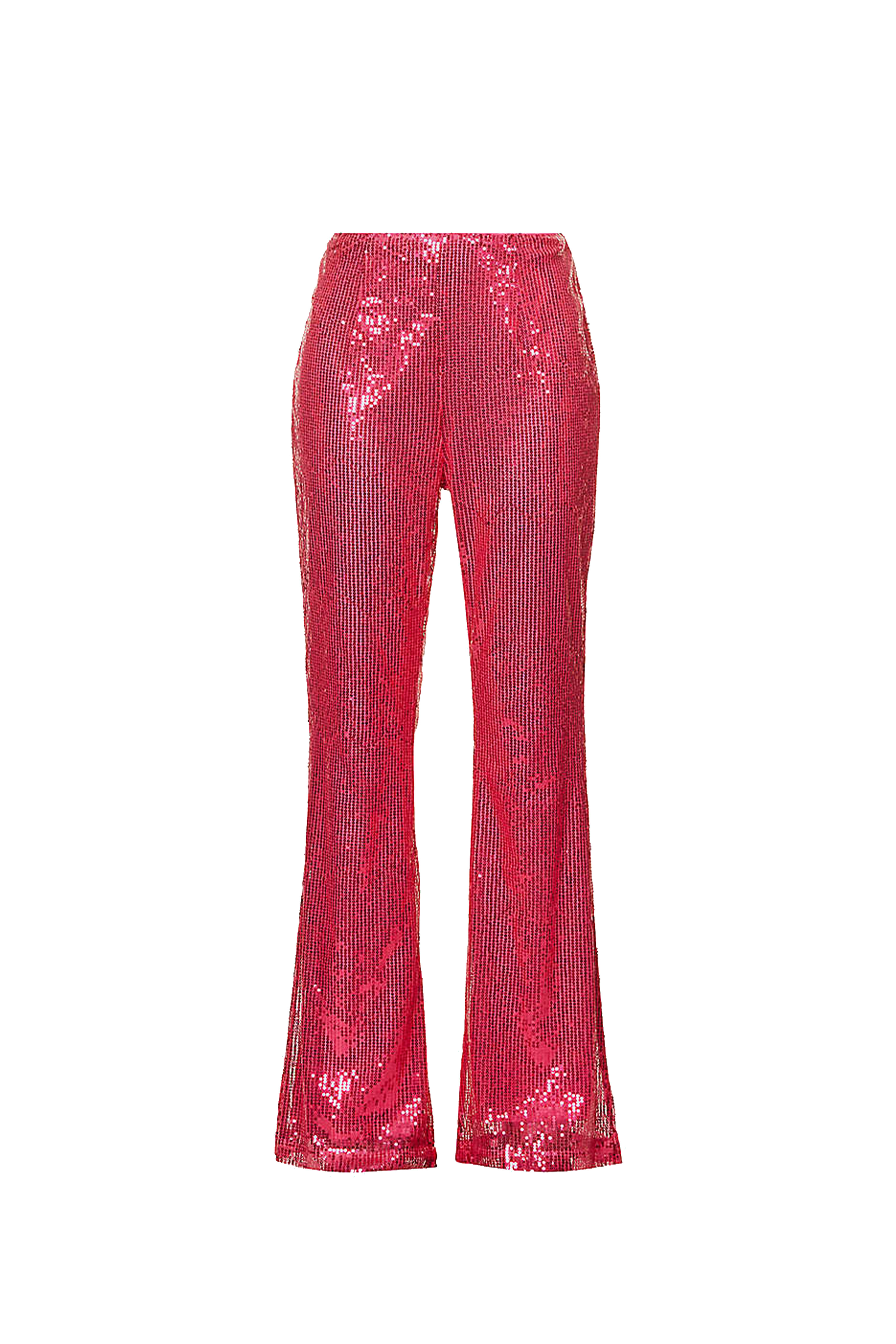 Women’s Pink / Purple Savannah Pink Sequin Wide Leg Trouser Small Amy Lynn