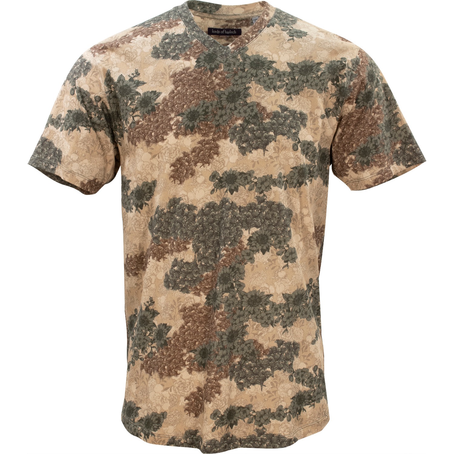 Men’s Brown Maze - Garden Camo Khaki Extra Small Lords of Harlech