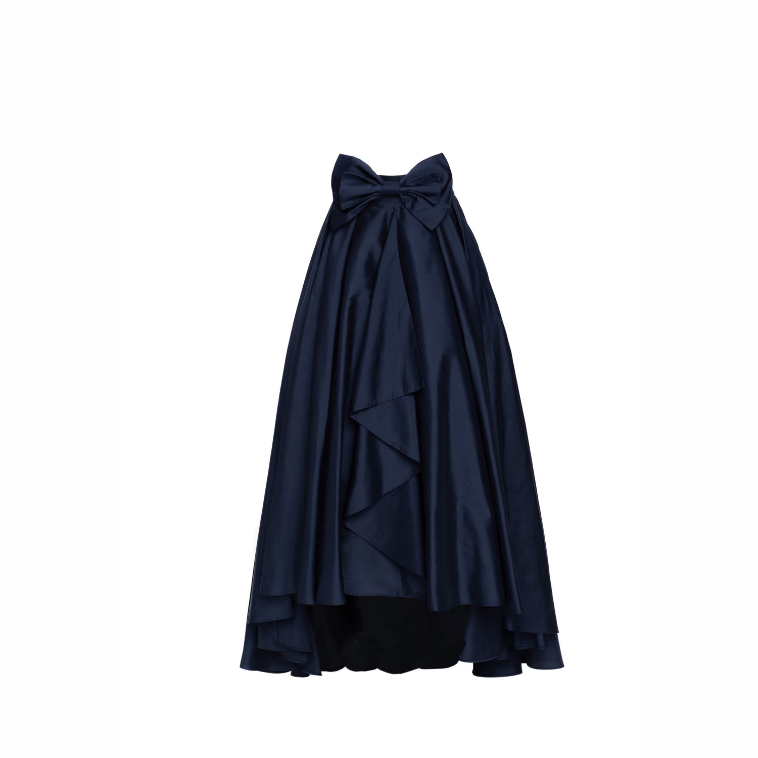 Women’s Blue Silk Skirt Grace Small Matsour’i