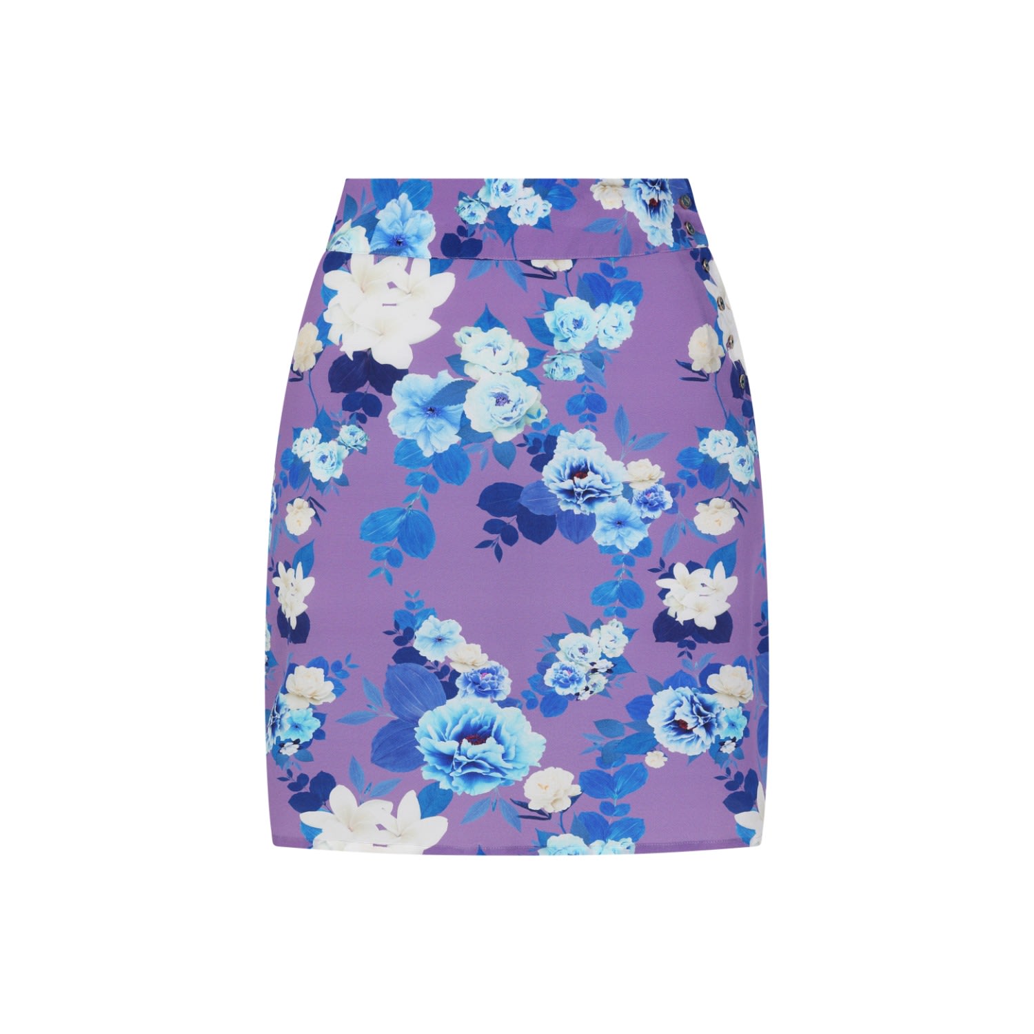 Women’s Pink / Purple Floral Mini Skirt Medium Sophie Cameron Davies