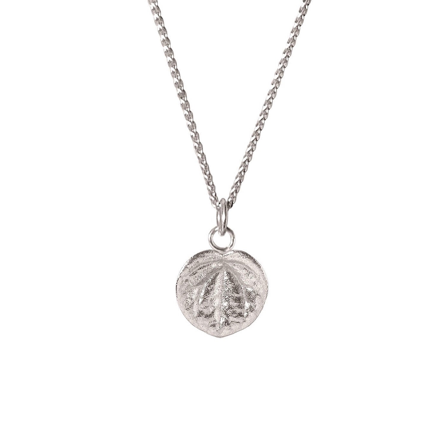 Women’s Stolen Heart Leaf Necklace - Silver Wild & Fine Jewellery