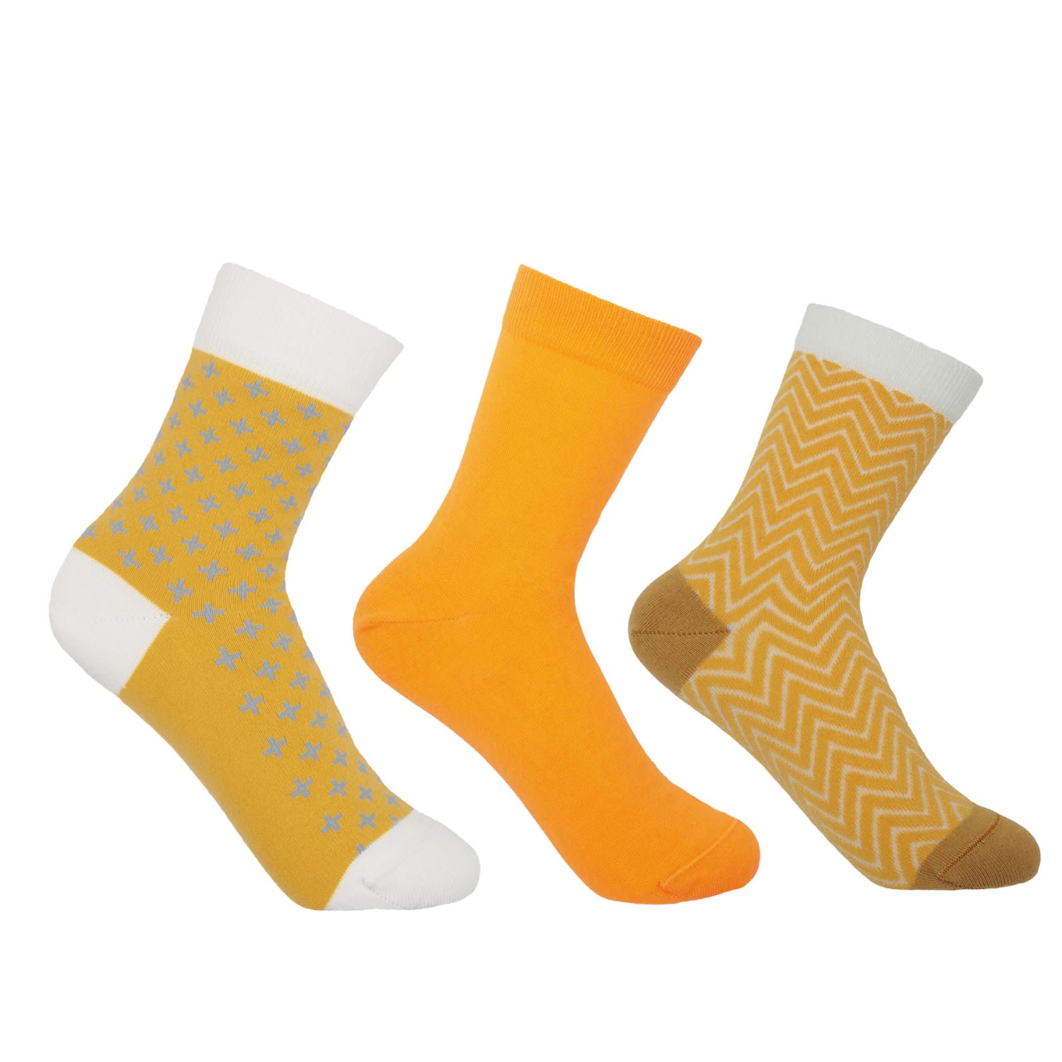Women’s Luxury Sock Bundle - Yellow One Size Peper Harow - Made in England