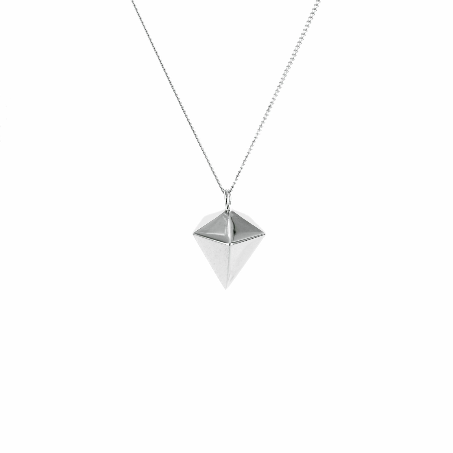 Women’s Mini Decagem Necklace Sterling Silver Origami Jewellery