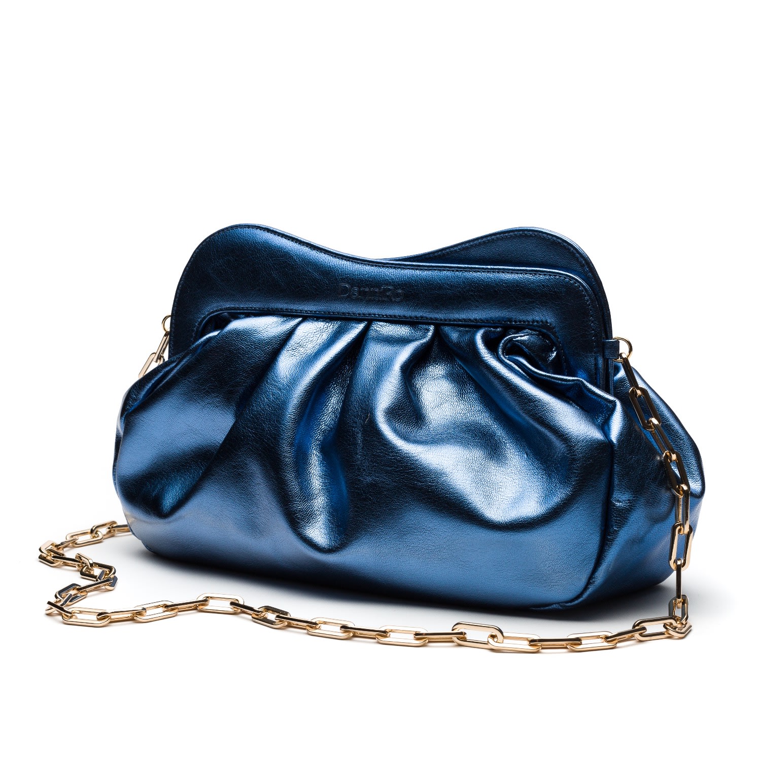 Women’s Lisbon Large Clutch - Metalic Blue Danni Ro