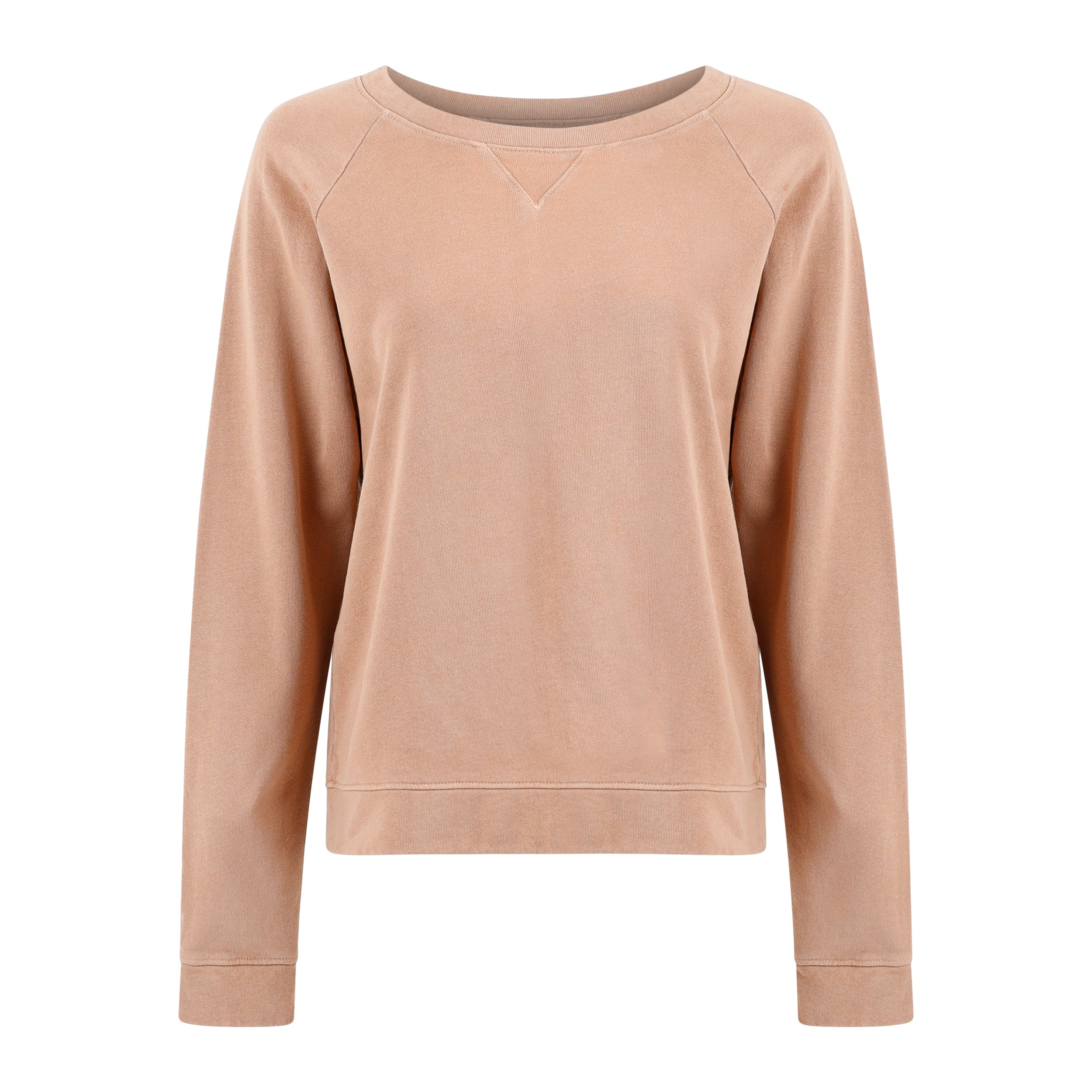 Women’s Melody Everyday Natural Pullover Sweatshirt - Camel Small Lezat