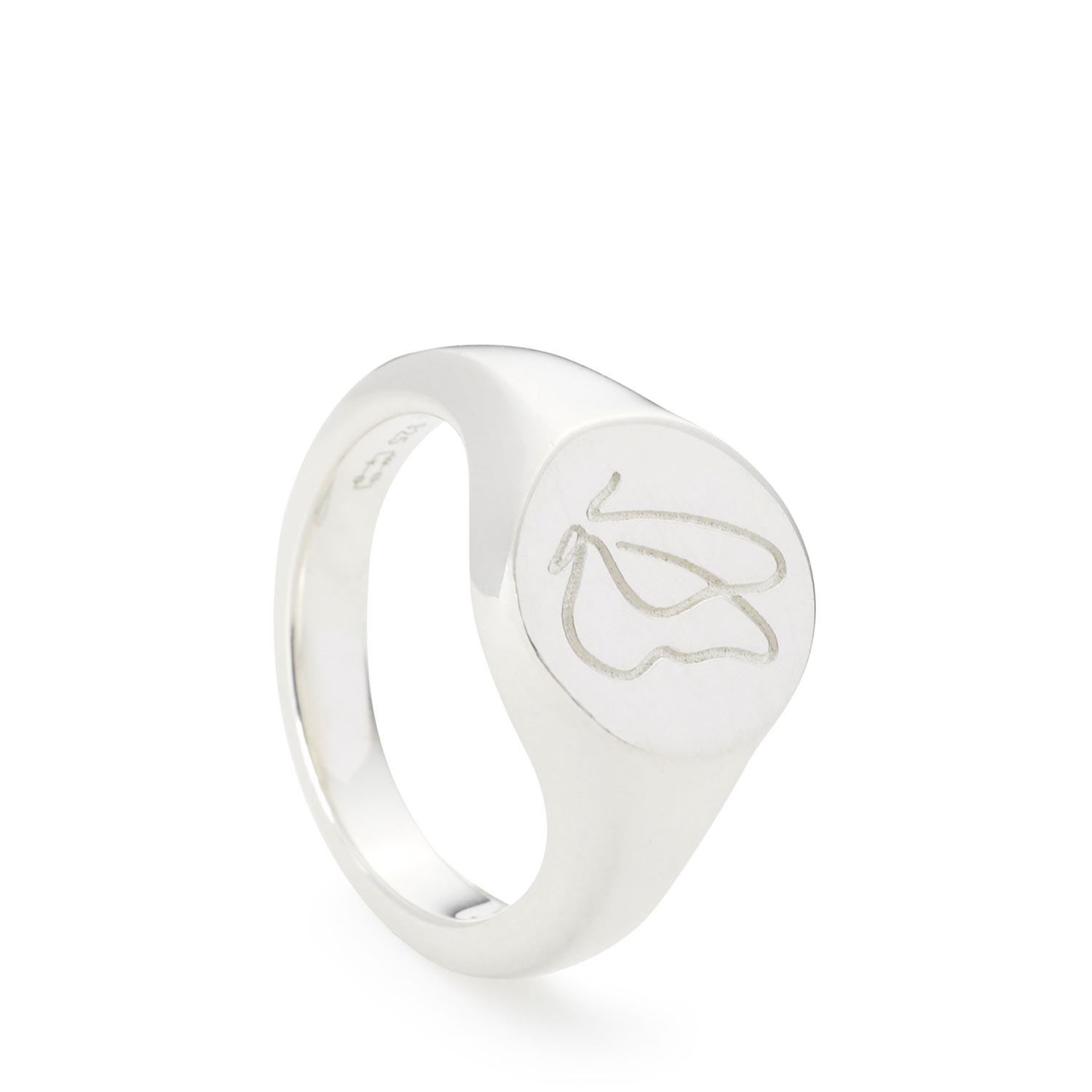 Men’s Silver The Styles Signet Ring We Got the Silver