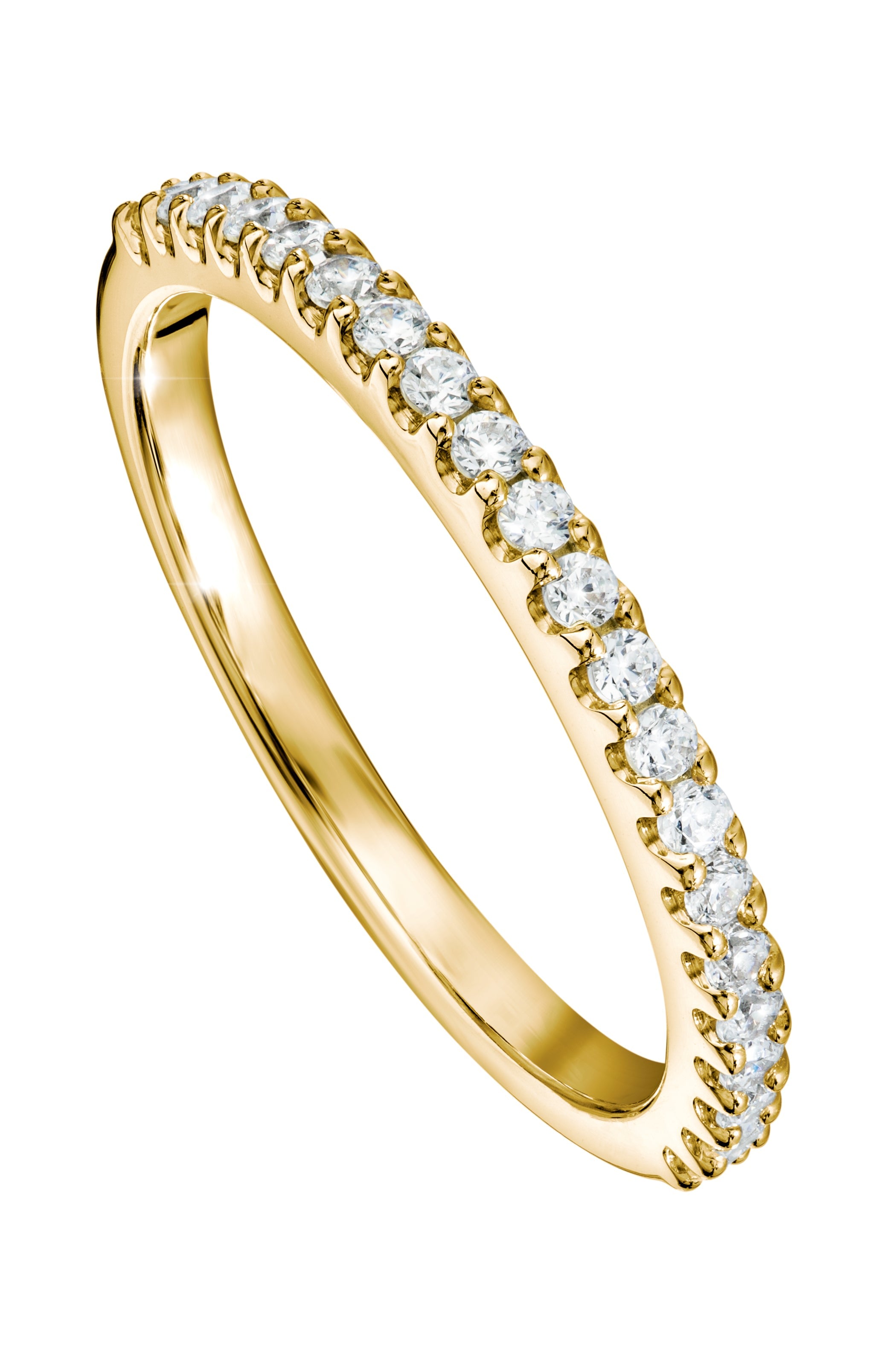 Women’s Odette Yellow Gold Lab Grown Diamond Ring Created Brilliance