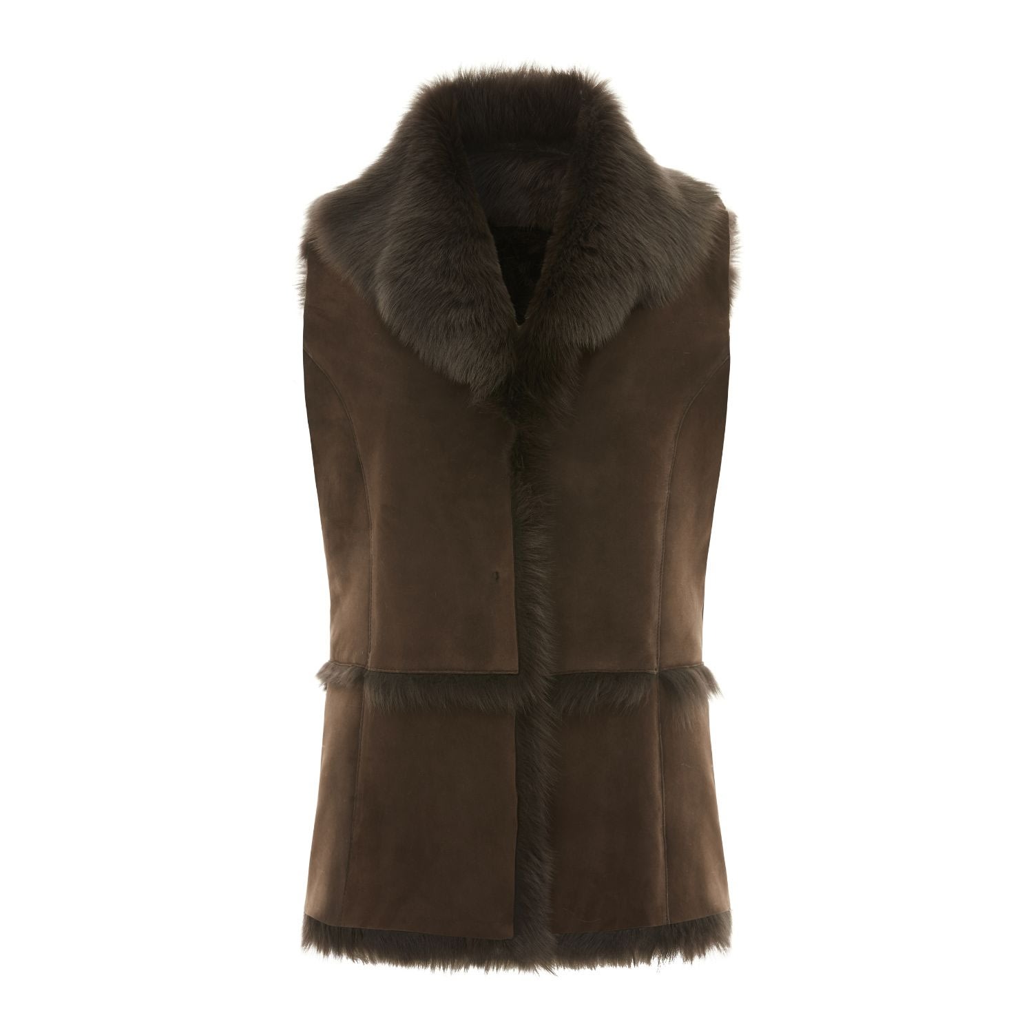 Women’s Tetbury Reservable Toscana Gilet - Brown Medium Hortons England