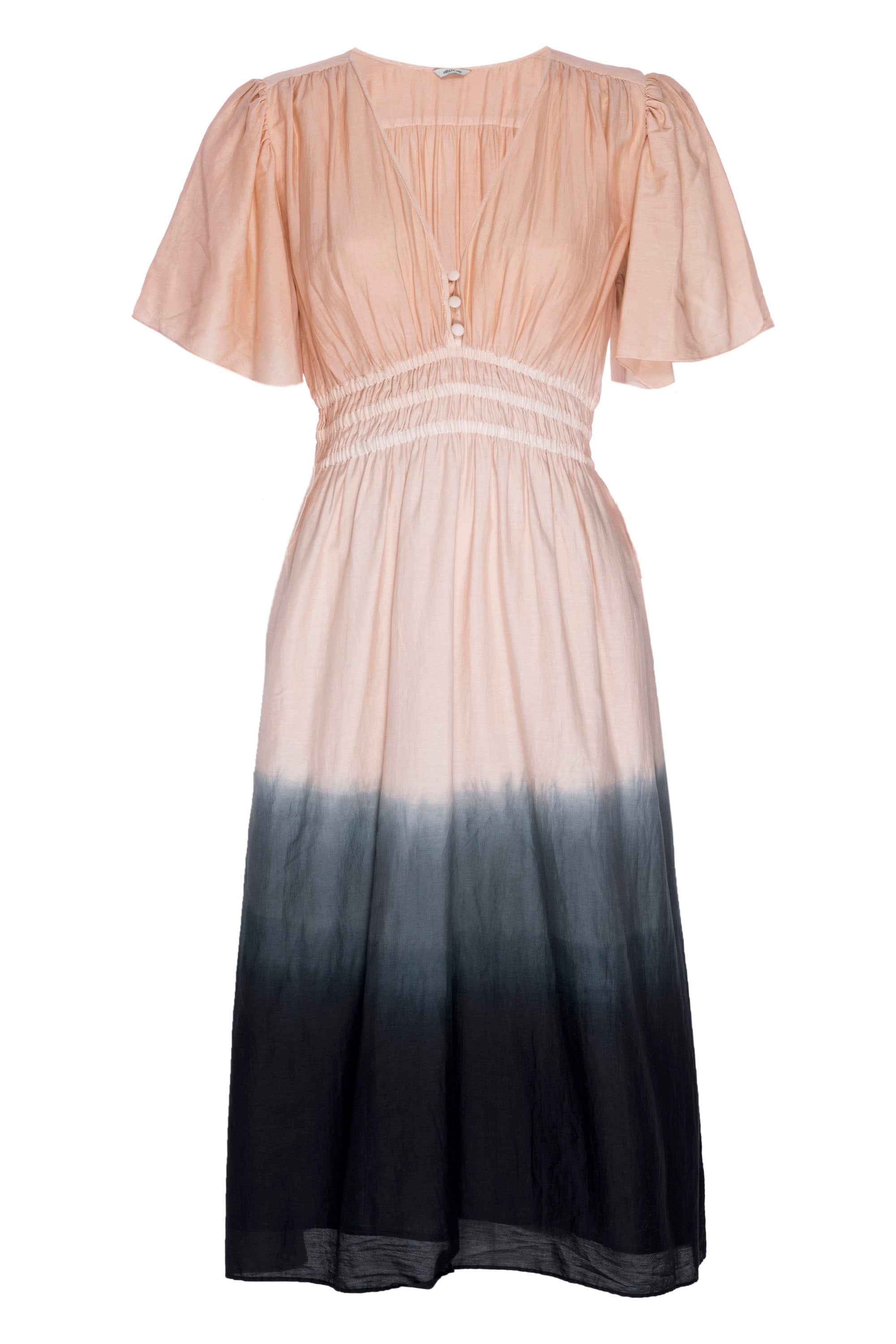 Women’s Black / White / Rose Gold Monarch Dress - Praline / Wild Rose / Black Xxxs St. Roche