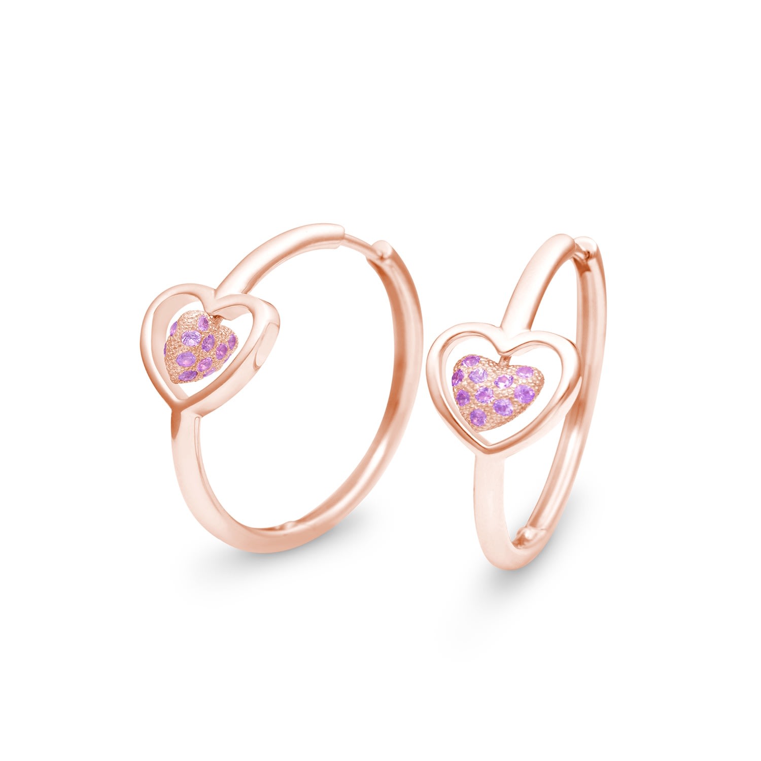 Women’s Rose Gold Joujou Spinning Heart Caye Joaillier