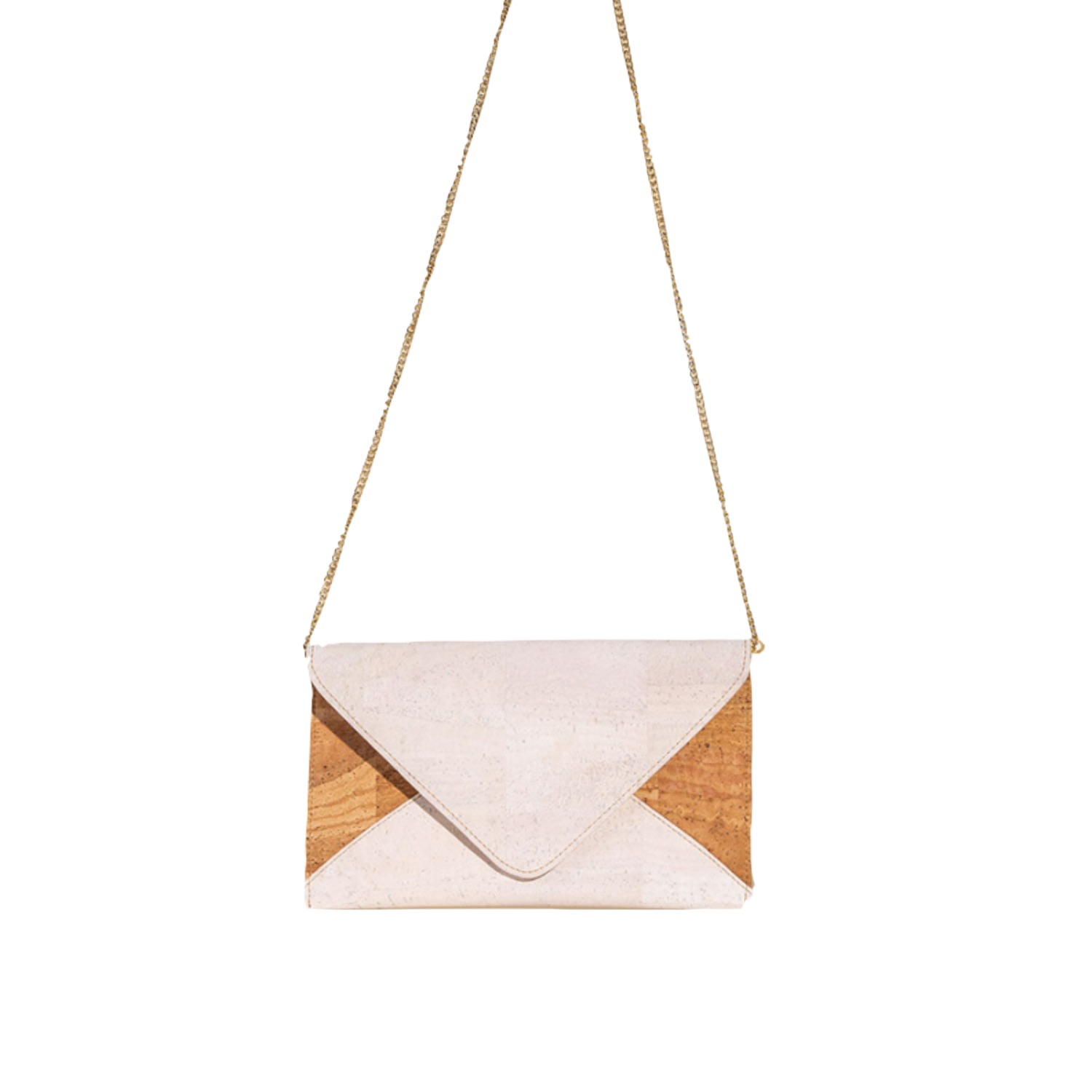 Women’s Date Night Cork Clutch - White One Size Tiradia Cork