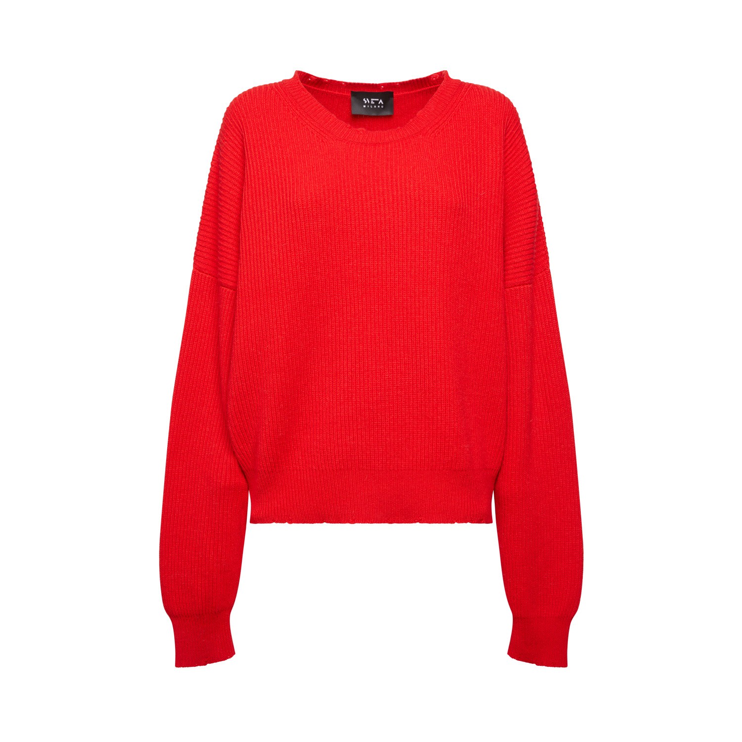 Women’s Lilith Red Cashmere Wool Sweater - Red Small Sveta Milano