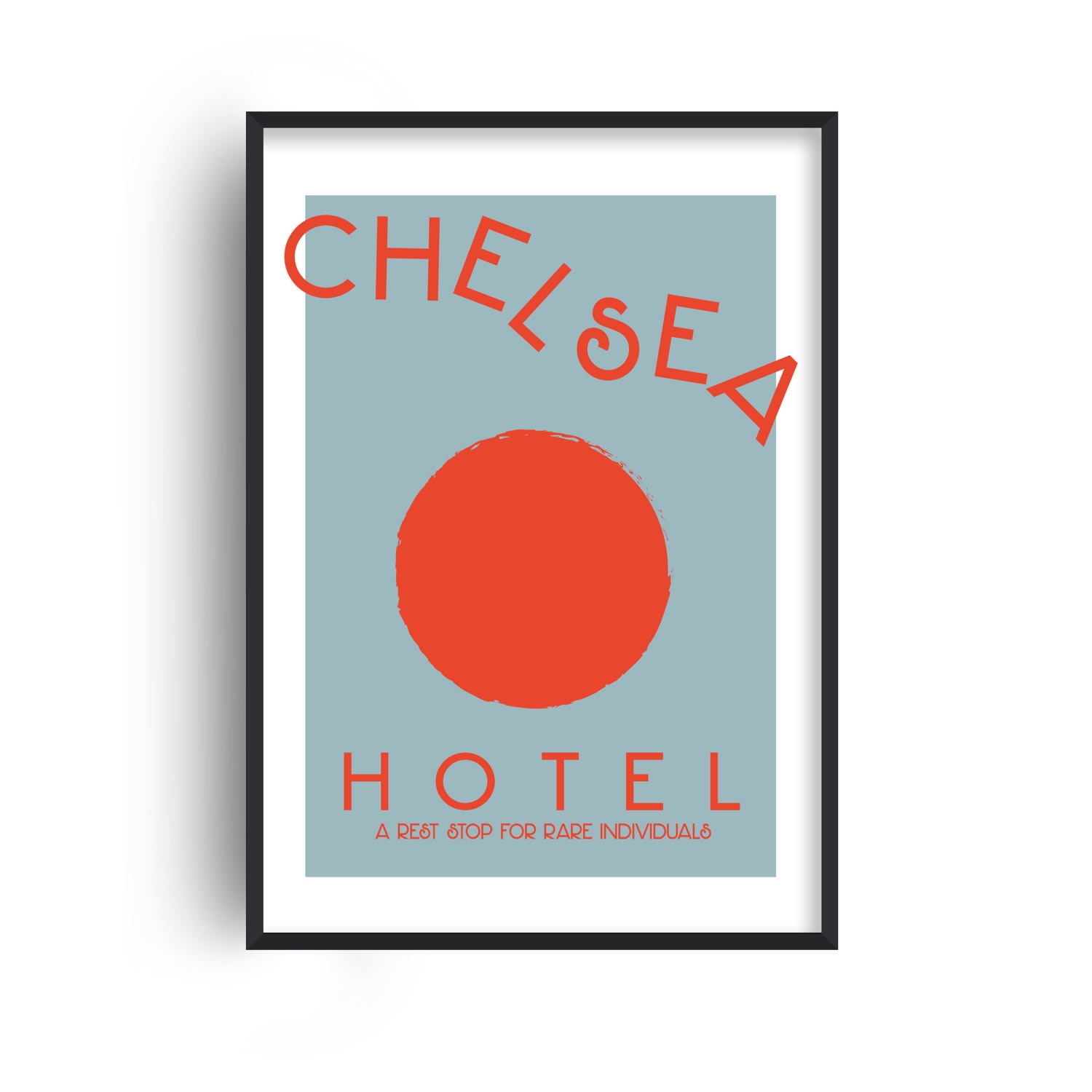 Chelsea Hotel Mind Charity Retro GiclÃ©e Art Print A2 420 X 594Mm Fanclub