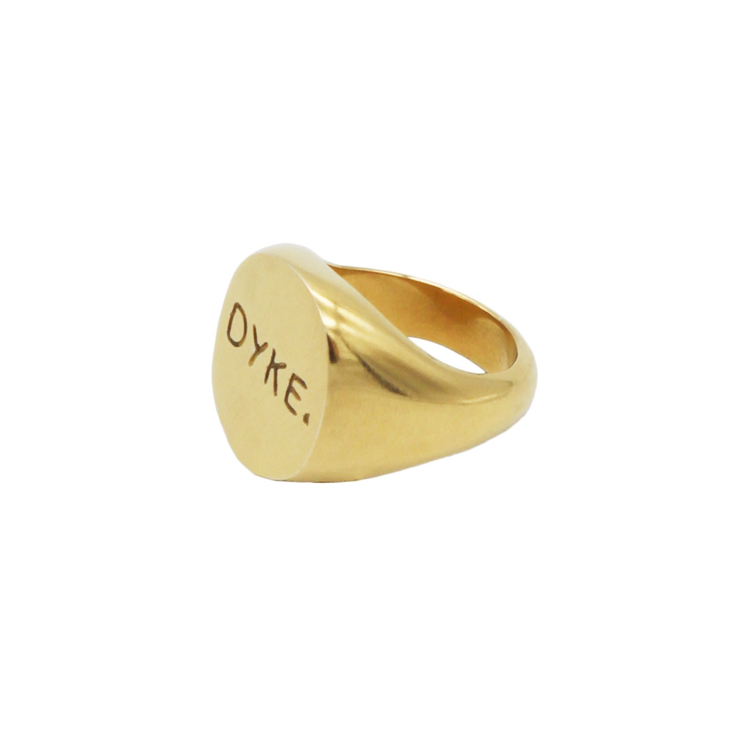 Women’s Gold Chunky Dyke Signet Ring Iona Hindmarch Bisset