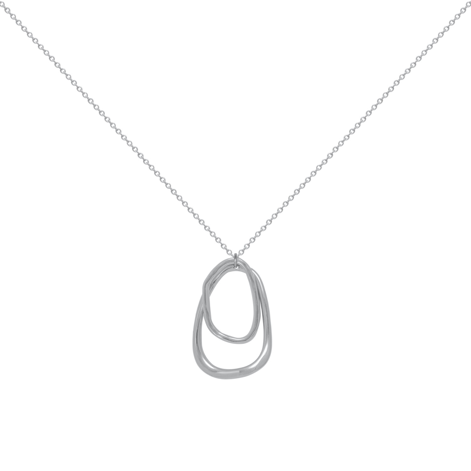 Women’s Silver Willa Necklace A Weathered Penny