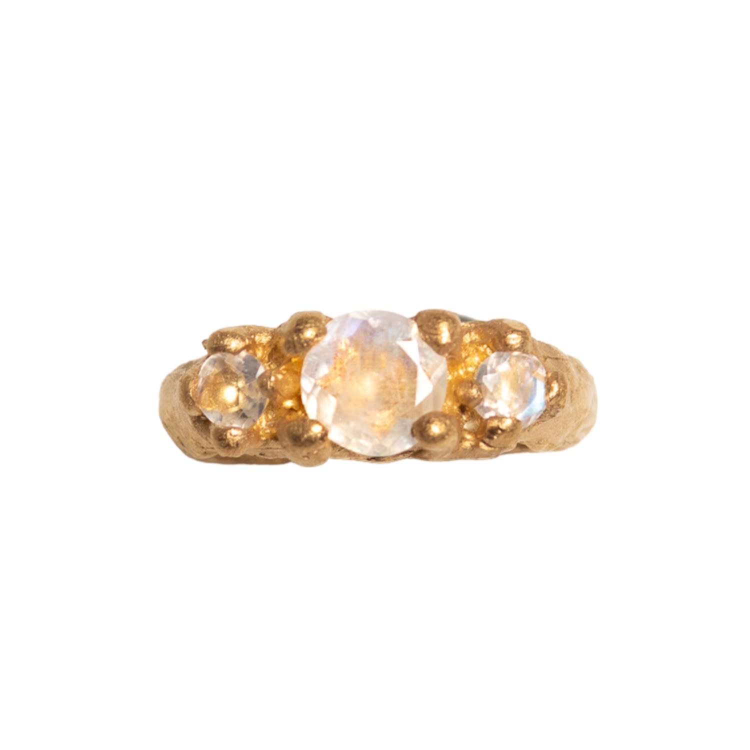 Women’s Orbit Moonstone Gold Ring The Bow Jewelry