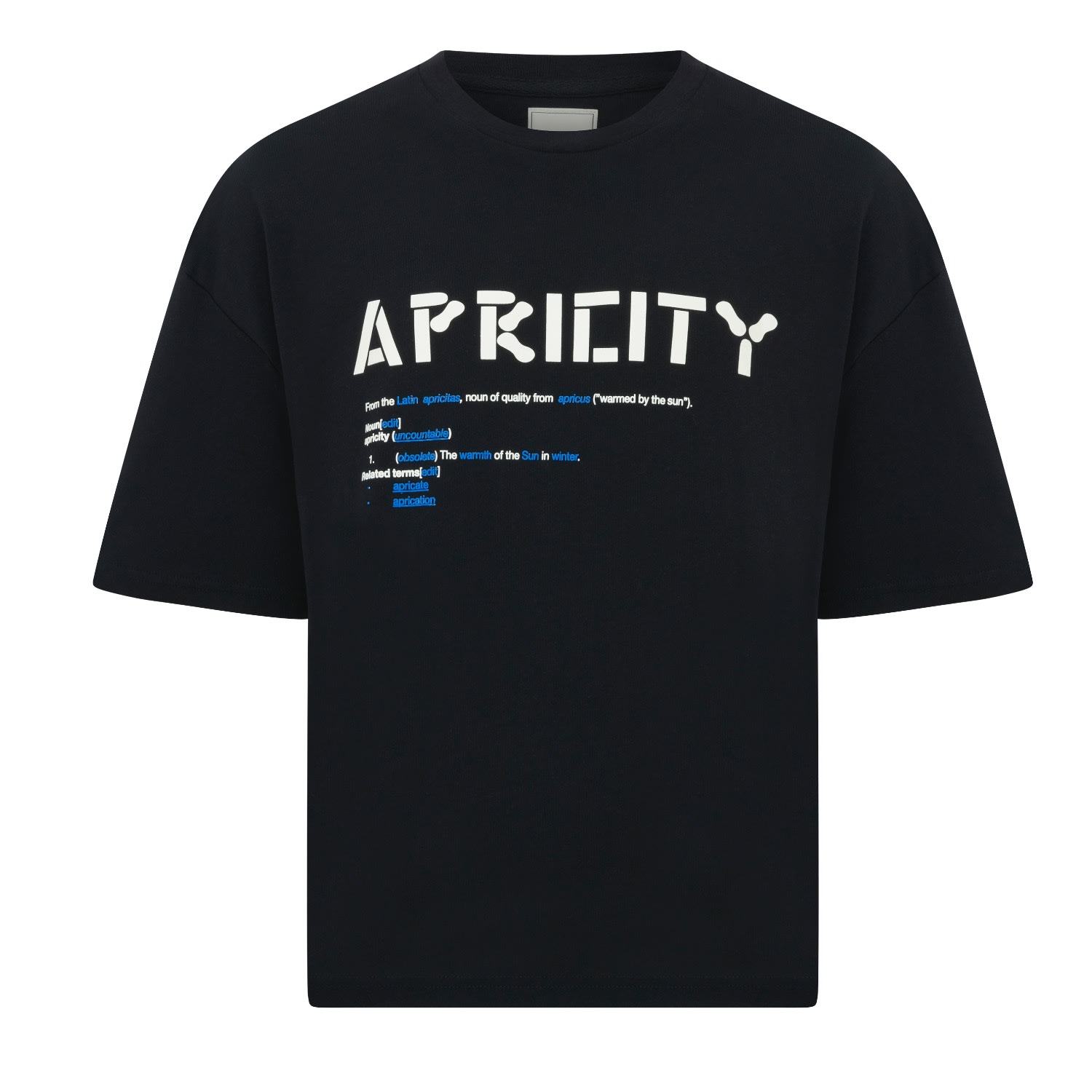 Men’s Black Apricity T-Shirt M/L Guaj London