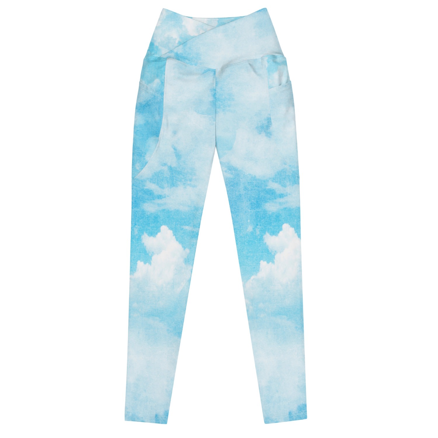 Women’s Blue High Waist Yoga Leggings In Sky Medium Jessie Zhao New York