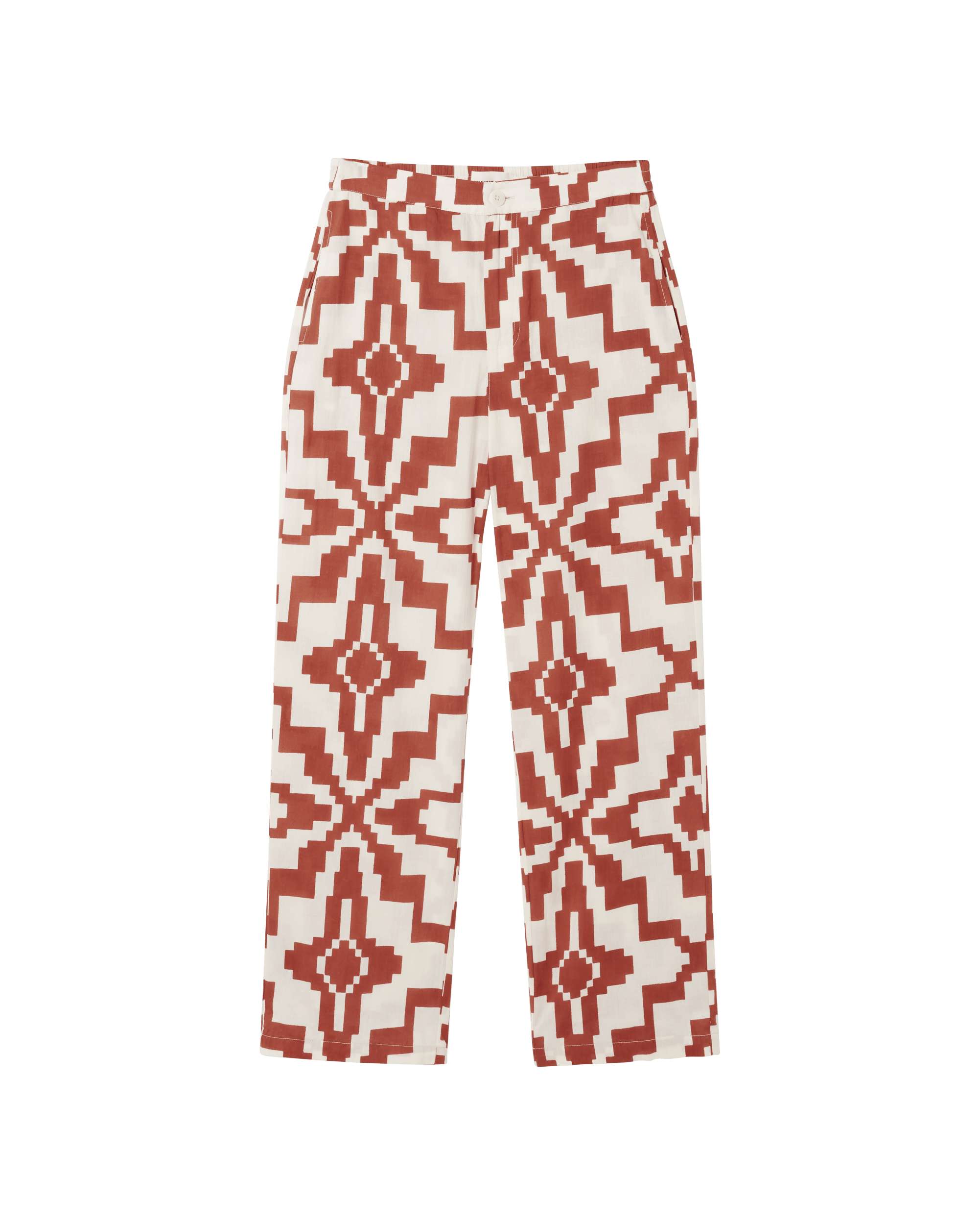 Women’s Red Orange Illusion Mariam Pants Extra Large Thinking Mu