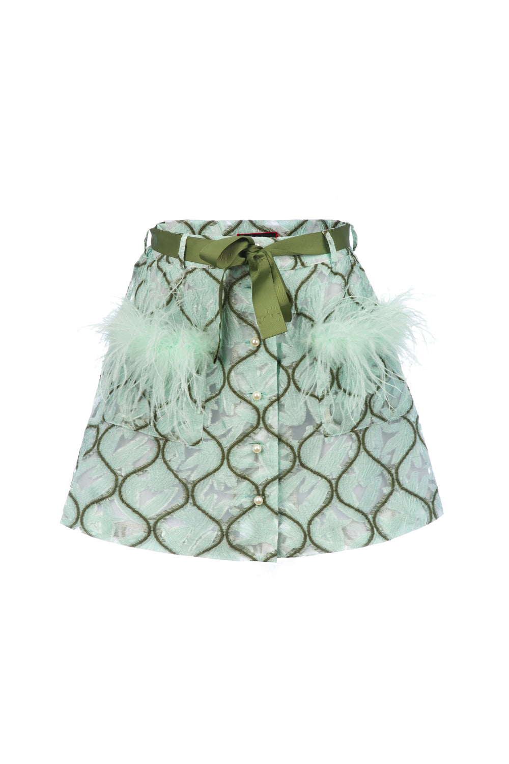 Women’s Green Mint Skirt Extra Small Andreeva