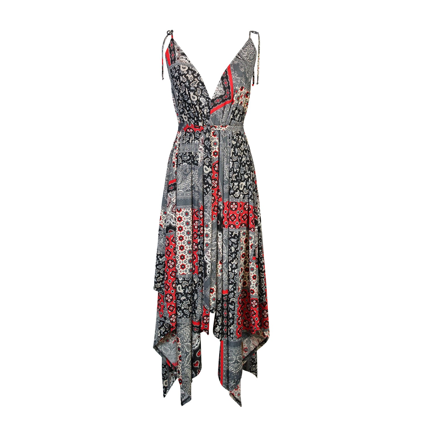 Women’s Lucia Rouge Scarf Dress One Size Jennafer Grace